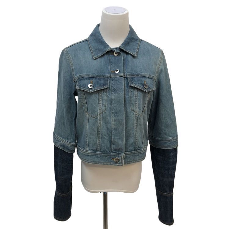Loewe Loewe Contrast Denim Jacket Size 36 Size XS / US 0-2 / IT 36-38 - 1 Thumbnail