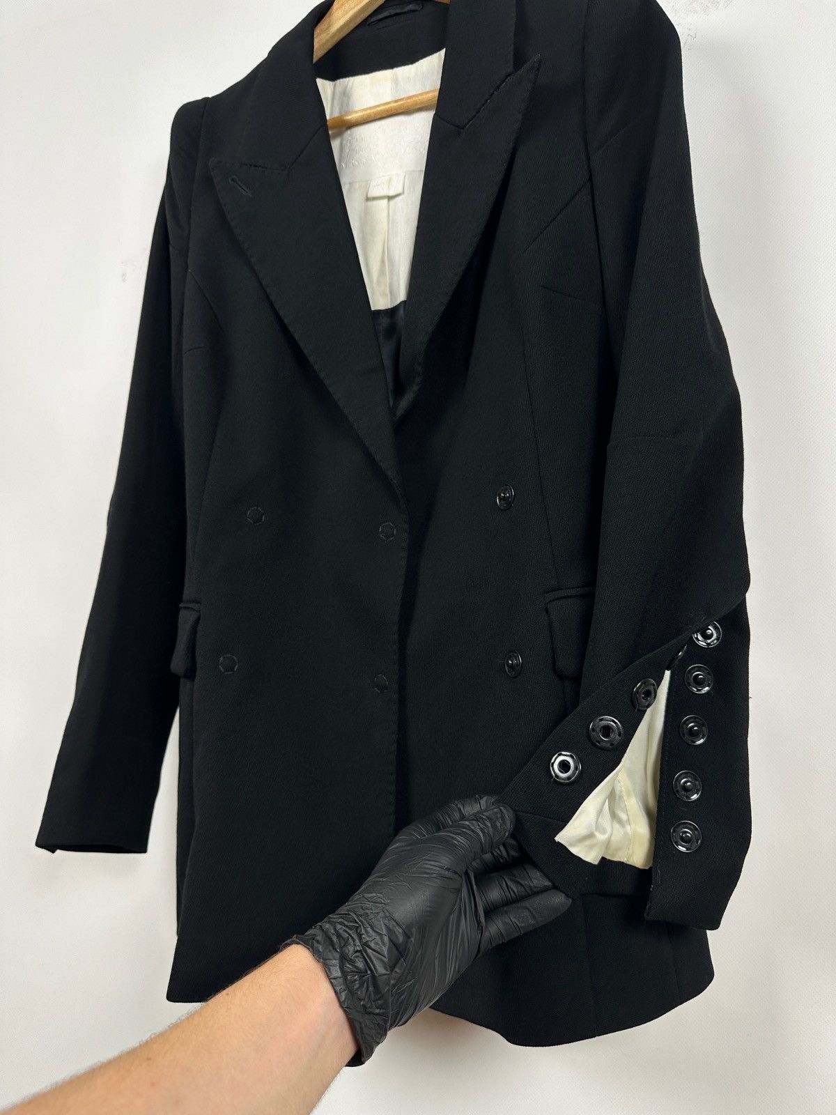 H&M × Maison Margiela Maison Martin Margiela x H&M Pagoda Shoulder Wool Blazer Size XL / US 12-14 / IT 48-50 - 15 Thumbnail