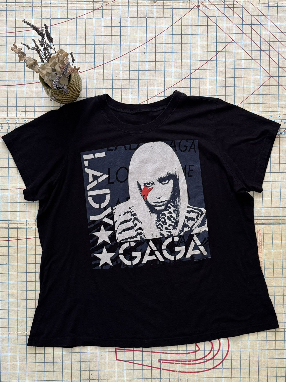 Band Tees Vintage Y2K Lady Gaga Black Women’s Tee Fits XL-XXL Size XXL / US 16-18 / IT 52-54 - 2 Thumbnail