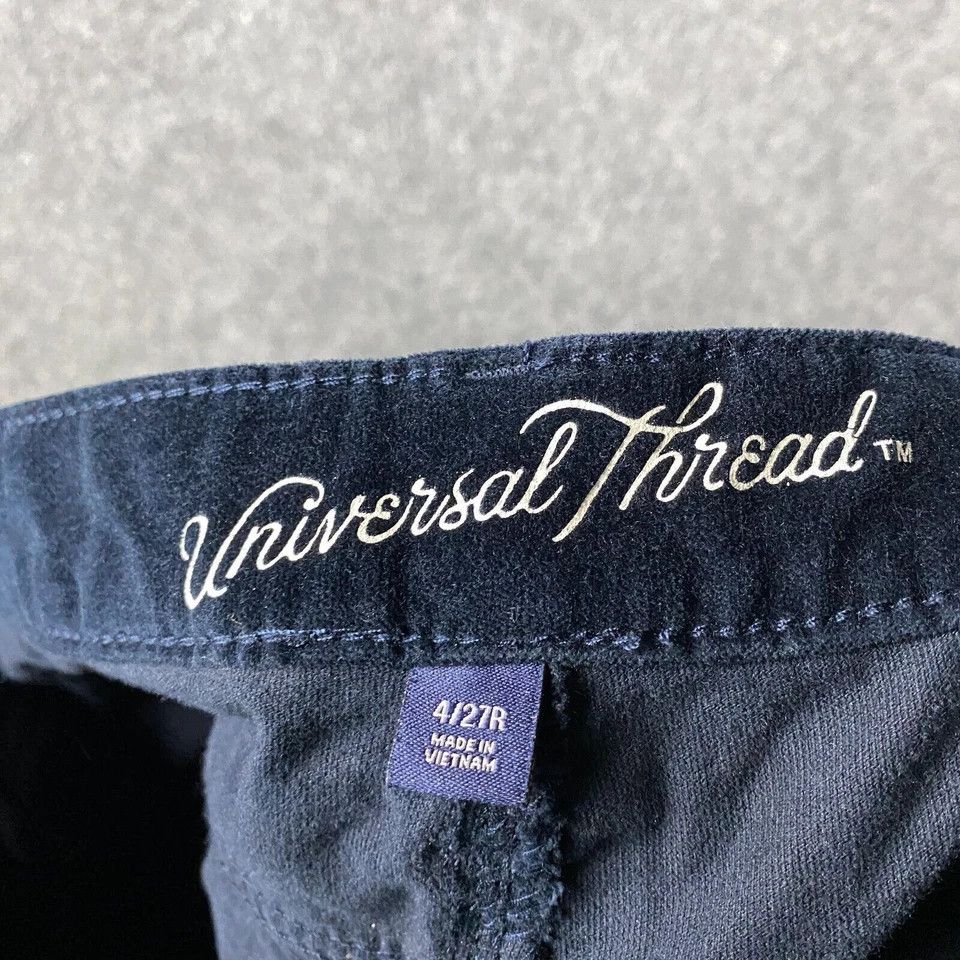 Other Universal Thread Velvet Pants Women's 4/27R Stretch Size 27" / US 4 / IT 40 - 7 Thumbnail