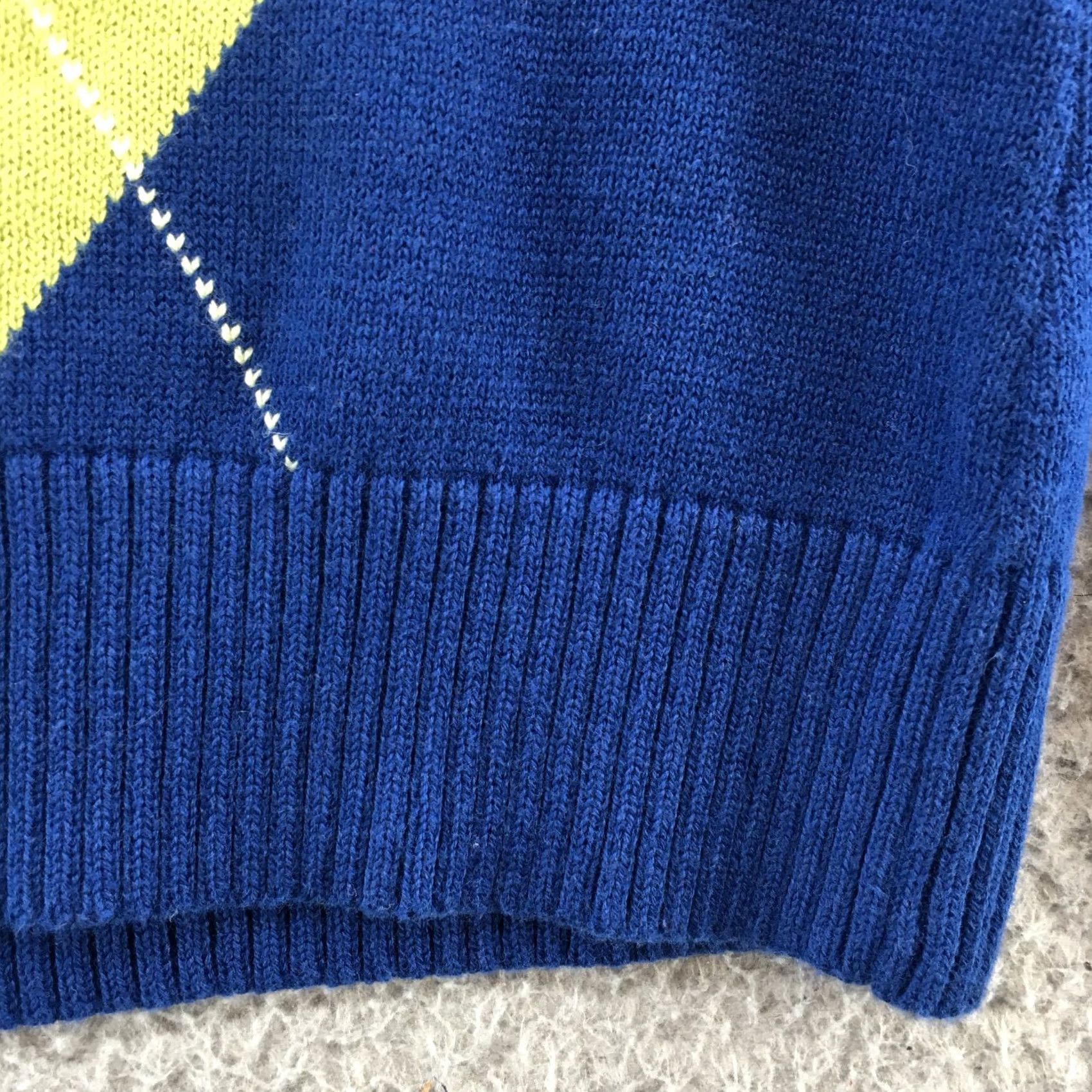 Cherokee Cherokee Pullover Sweater Womens S Blue Plaid VNeck Knit NEW Size S / US 4 / IT 40 - 7 Thumbnail