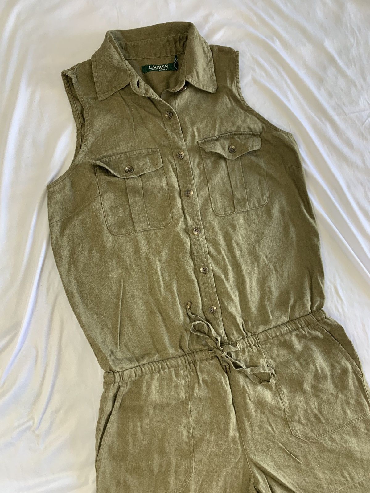 Ralph Lauren Dark green jumpsuit romper from ralph laurent Size 26" / US 2 / IT 38 - 5 Thumbnail