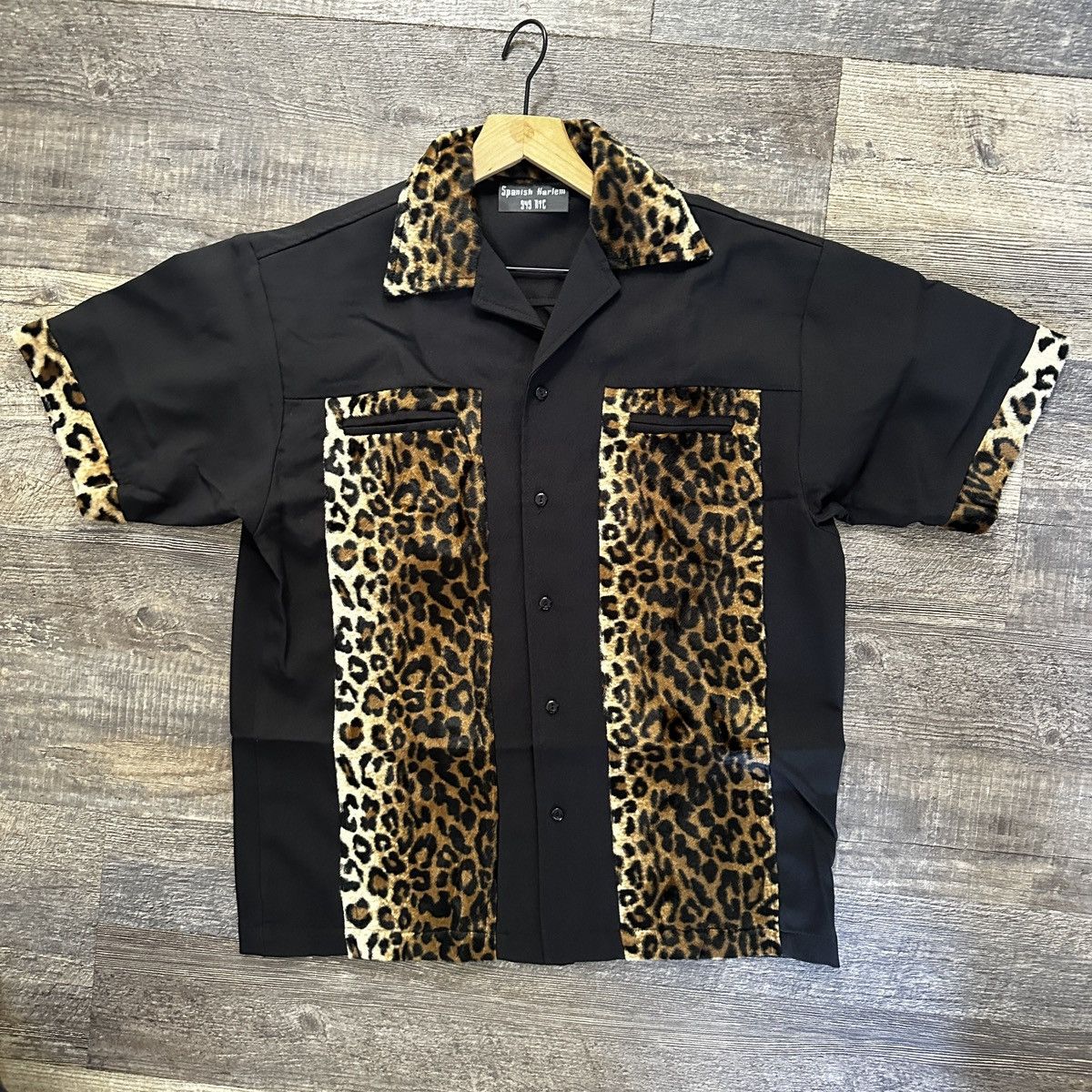 Vintage 90’s leopard fur print Spanish Harlem Chicano button up sz L Size US L / EU 52-54 / 3 - 1 Thumbnail