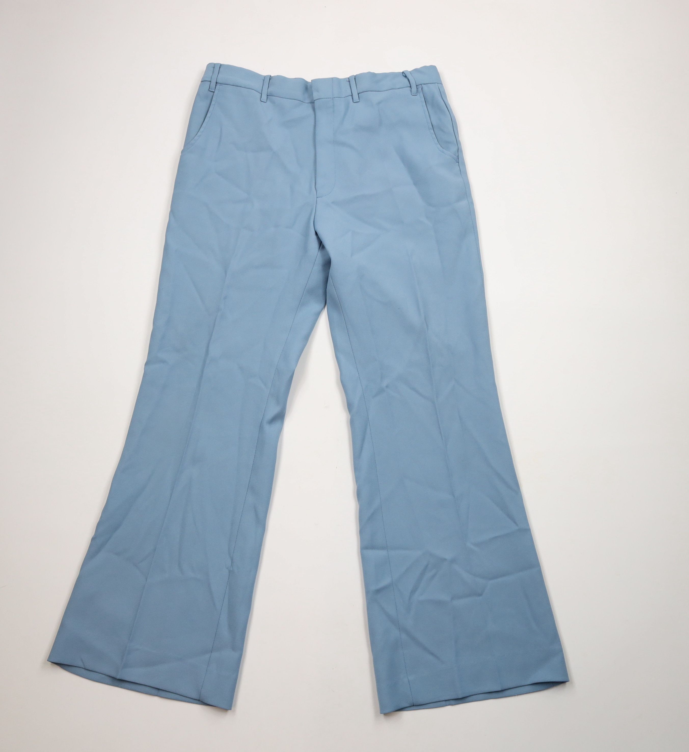 Vintage Vintage 70s Streetwear Wide Leg Bell Bottoms Chino Pants USA Size US 34 / EU 50 - 1 Thumbnail