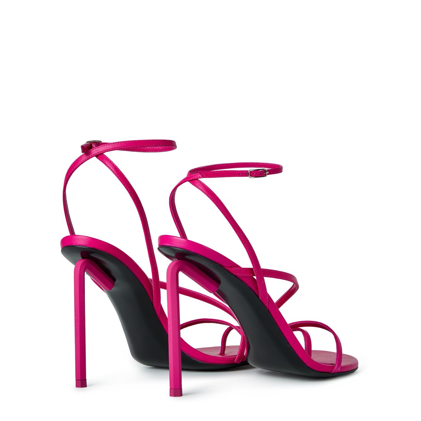 Off-White o1g2r1mq0125 Sandals in Fuchsia Size US 9 / IT 39 - 4 Thumbnail