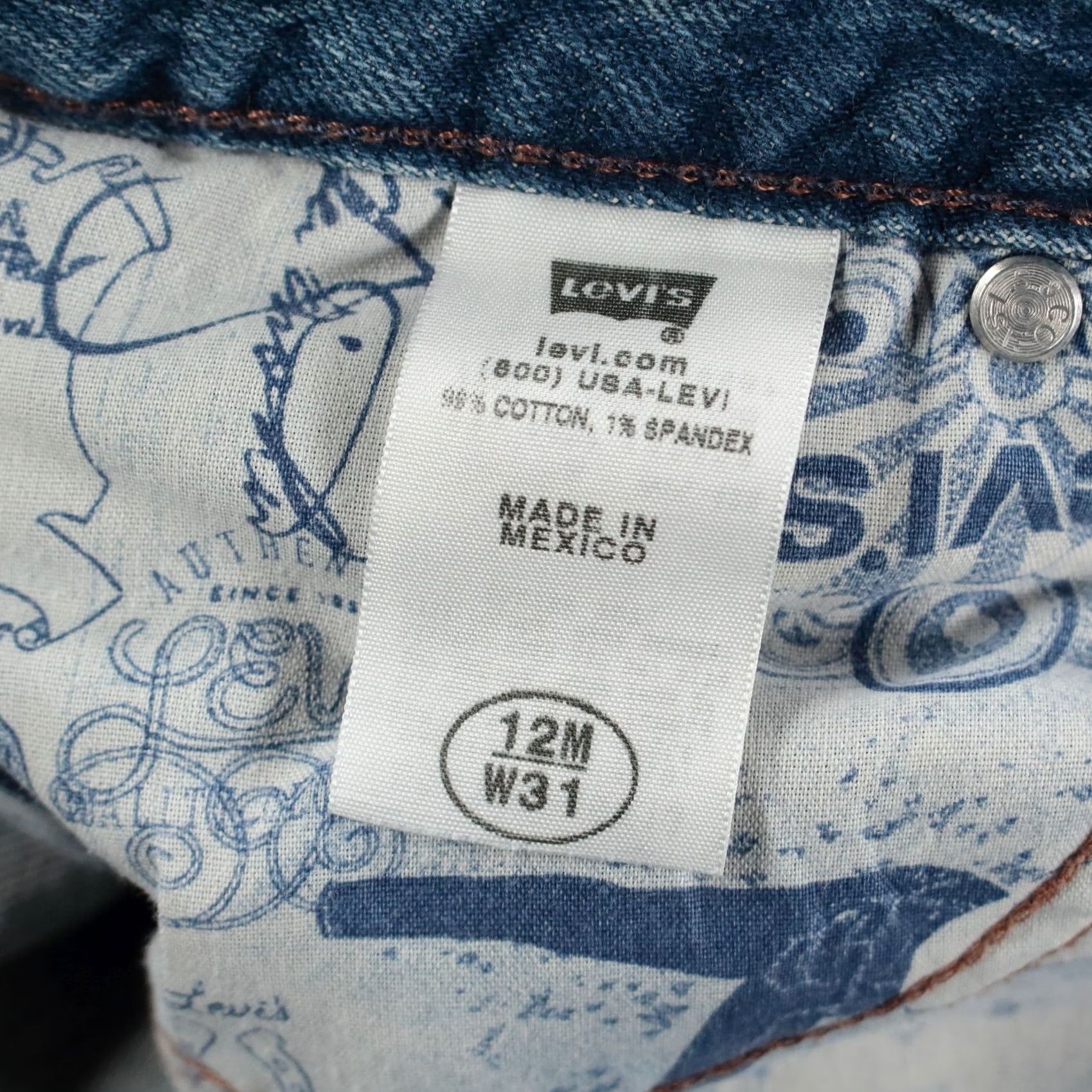 Levi's VINTAGE Levi's 553 Bootcut Jeans Women 12 Blue Denim Cotton Spandex Regular Bootcut 90s 00s Y2K Size 34" / US 12 / IT 48 - 8 Thumbnail