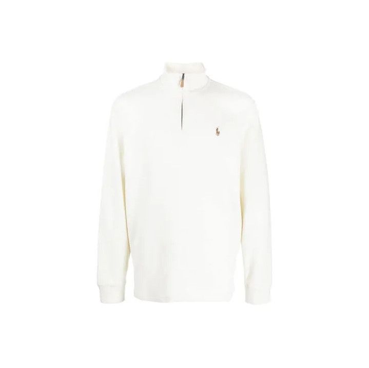 Polo Ralph Lauren Polo Ralph Lauren FW22 Solid Logo Zip Collar Sweatshirt Size US L / EU 52-54 / 3 - 1 Thumbnail