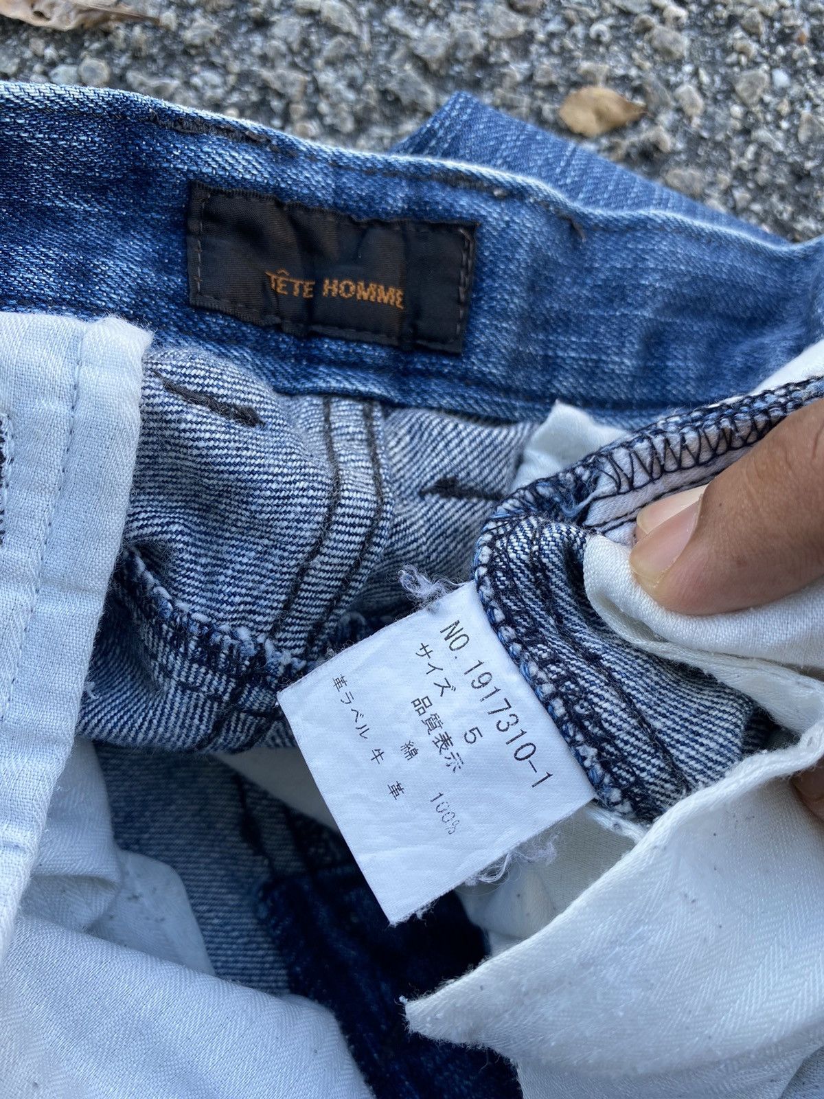Issey Miyake Vintage Tete Homme By Issey Miyake Denim Pants Size US 32 / EU 48 - 19 Thumbnail