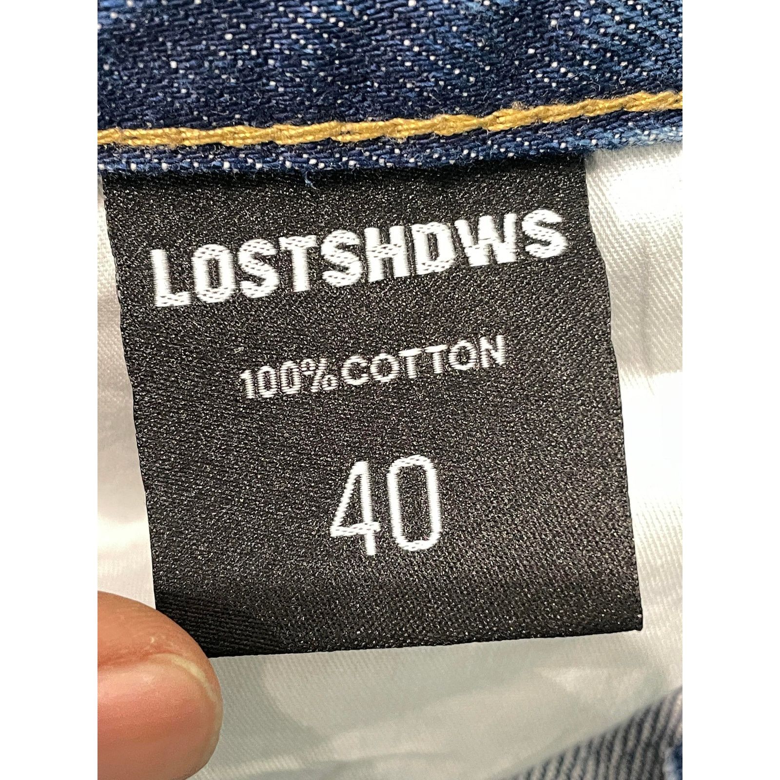 Other Lost SHDWS White Floral Light Wash Jeans Size US 40 / EU 56 - 4 Thumbnail