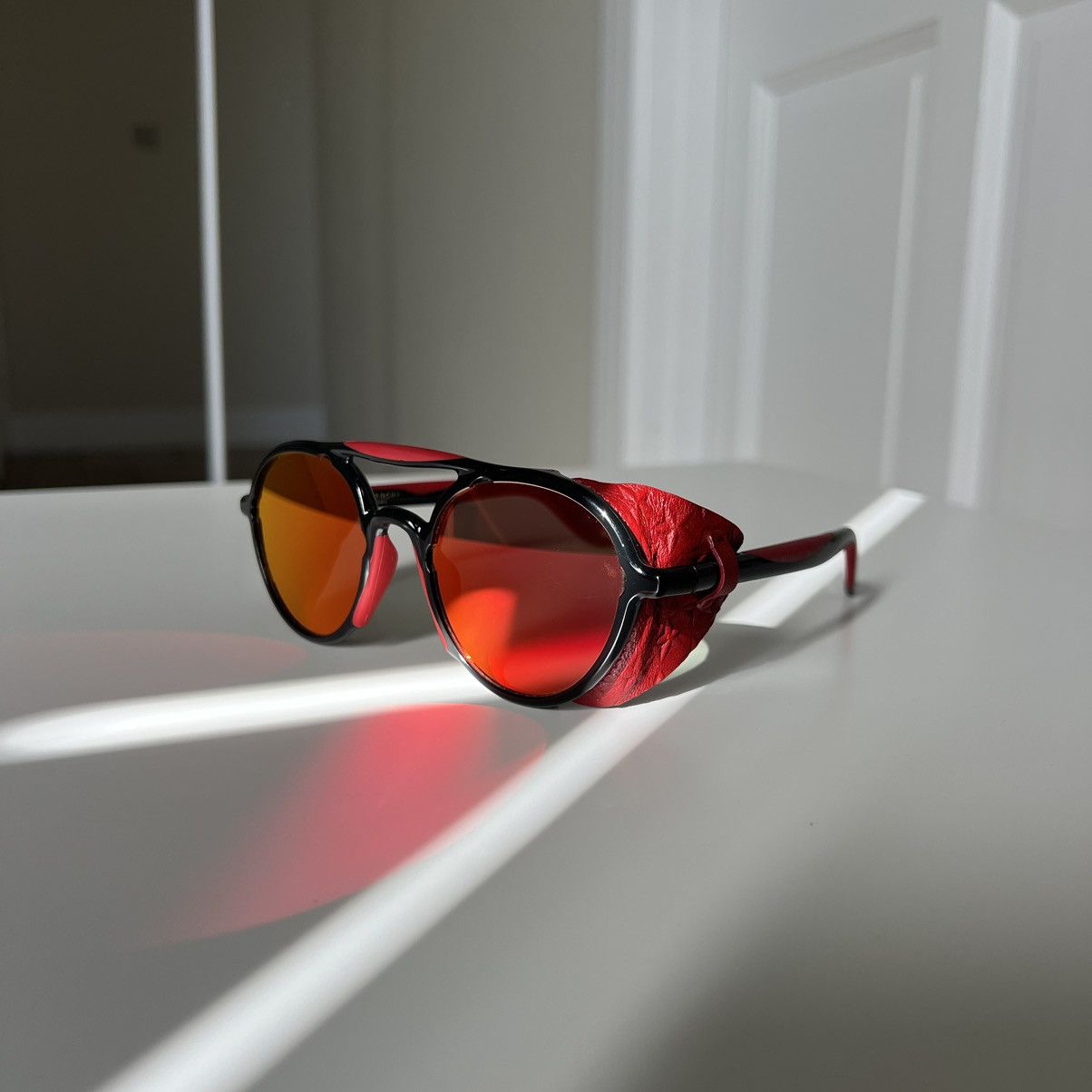 Givenchy Givenchy Leather Sunglasses Size ONE SIZE - 1 Thumbnail