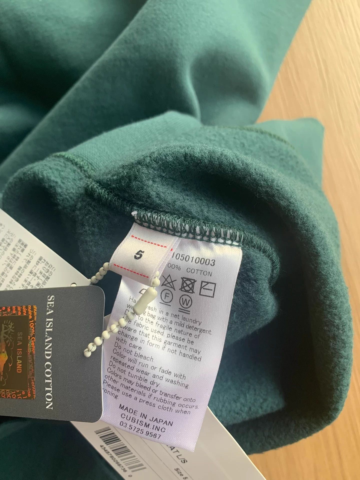 Visvim VISVIM ULTIMATE JUMBO SB SWEAT L/S 25SS Green 5 Size US XXL / EU 58 / 5 - 5 Thumbnail