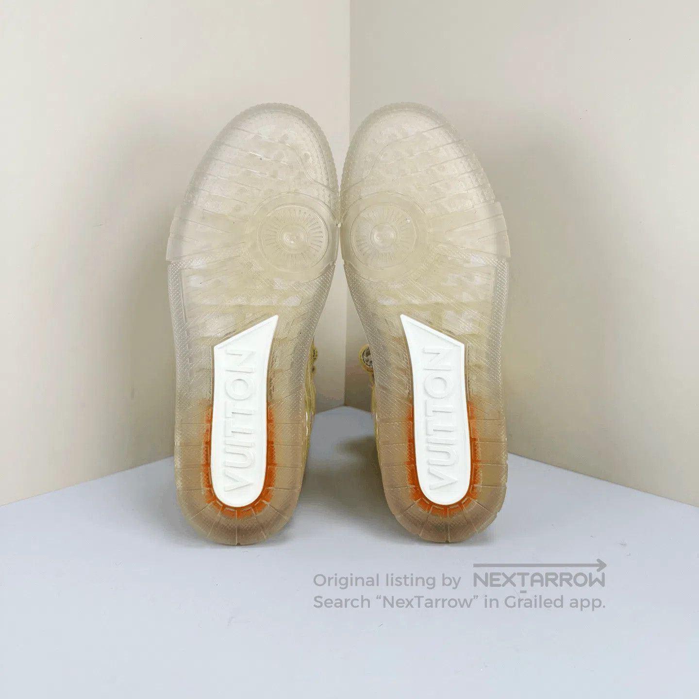 Louis Vuitton Louis Vuitton Transparent High-Top Trainer Sneakers. Size US 5 / EU 37 - 5 Thumbnail