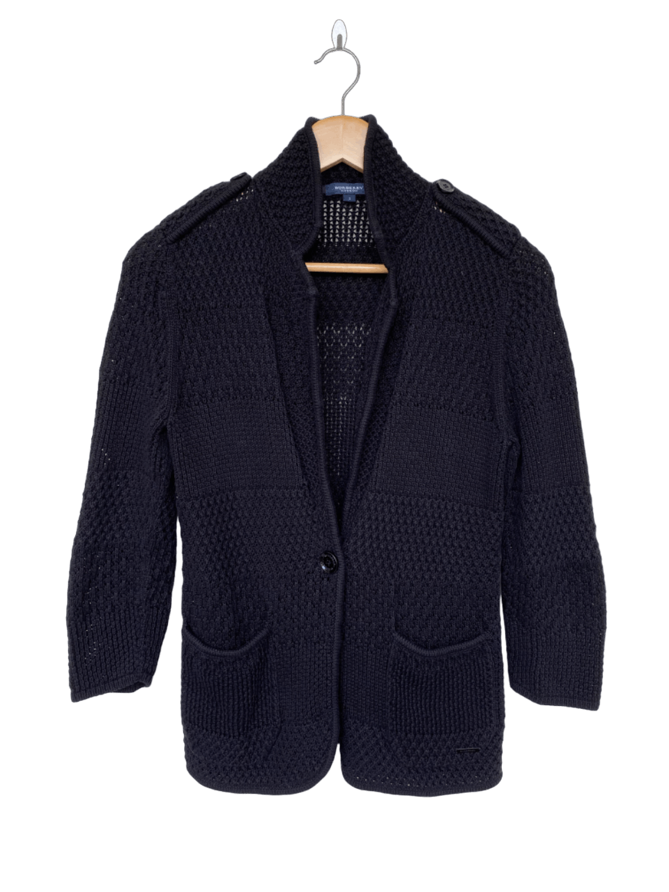Burberry Burberry London Knit Blazer Size US S / EU 44-46 / 1 - 1 Thumbnail