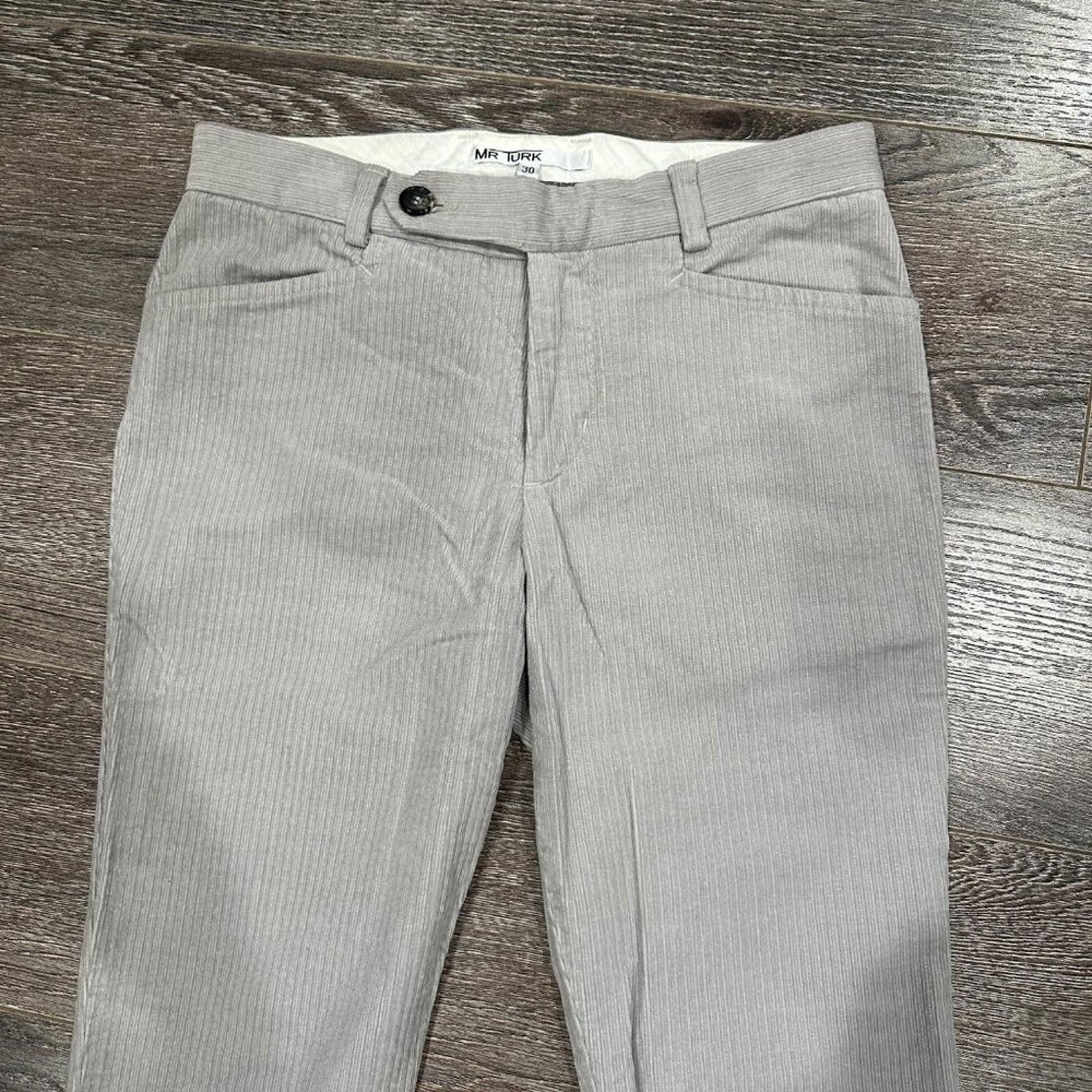 Mr Turk Mr Turk Men’s Grey Pants – Size 30 Size 36R - 4 Thumbnail