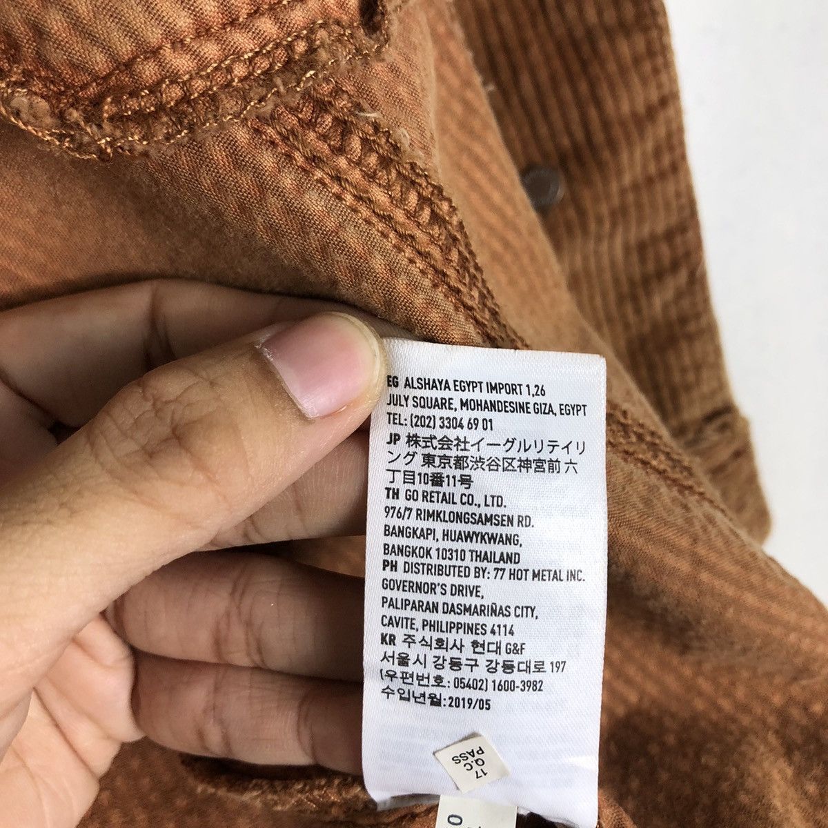 Japanese Brand 🔥American Holic Biker Corduroy Cropped Jacket Size US XS / EU 42 / 0 - 16 Thumbnail