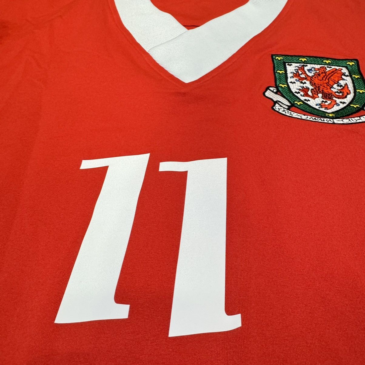Kappa Wales 06/07 Longsleeves home shirt #11 Giggs Size US XL / EU 56 / 4 - 4 Thumbnail