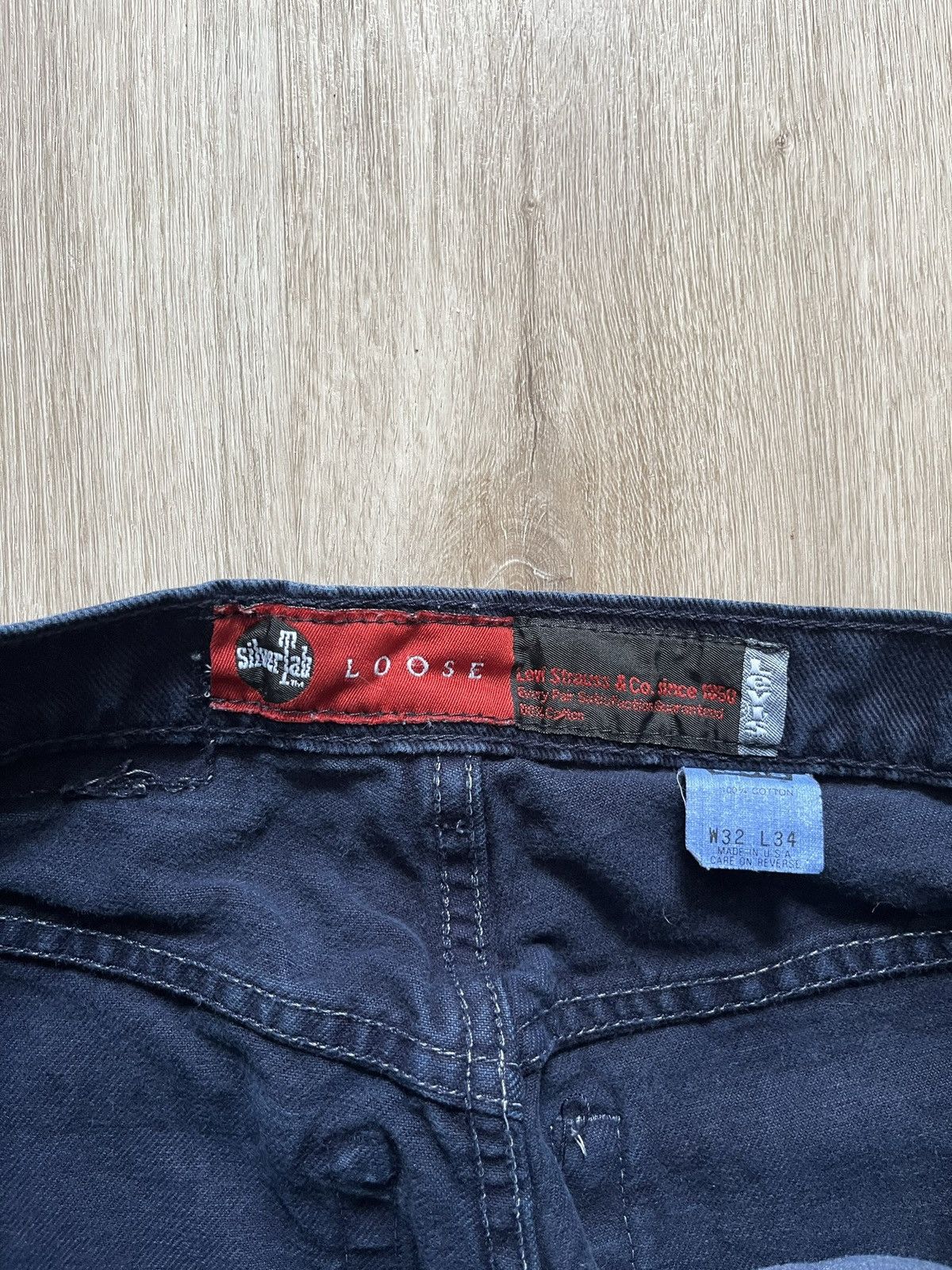 Levi's Vintage 90s Levis Silver Tab Loose Jeans Size US 30 / EU 46 - 9 Thumbnail
