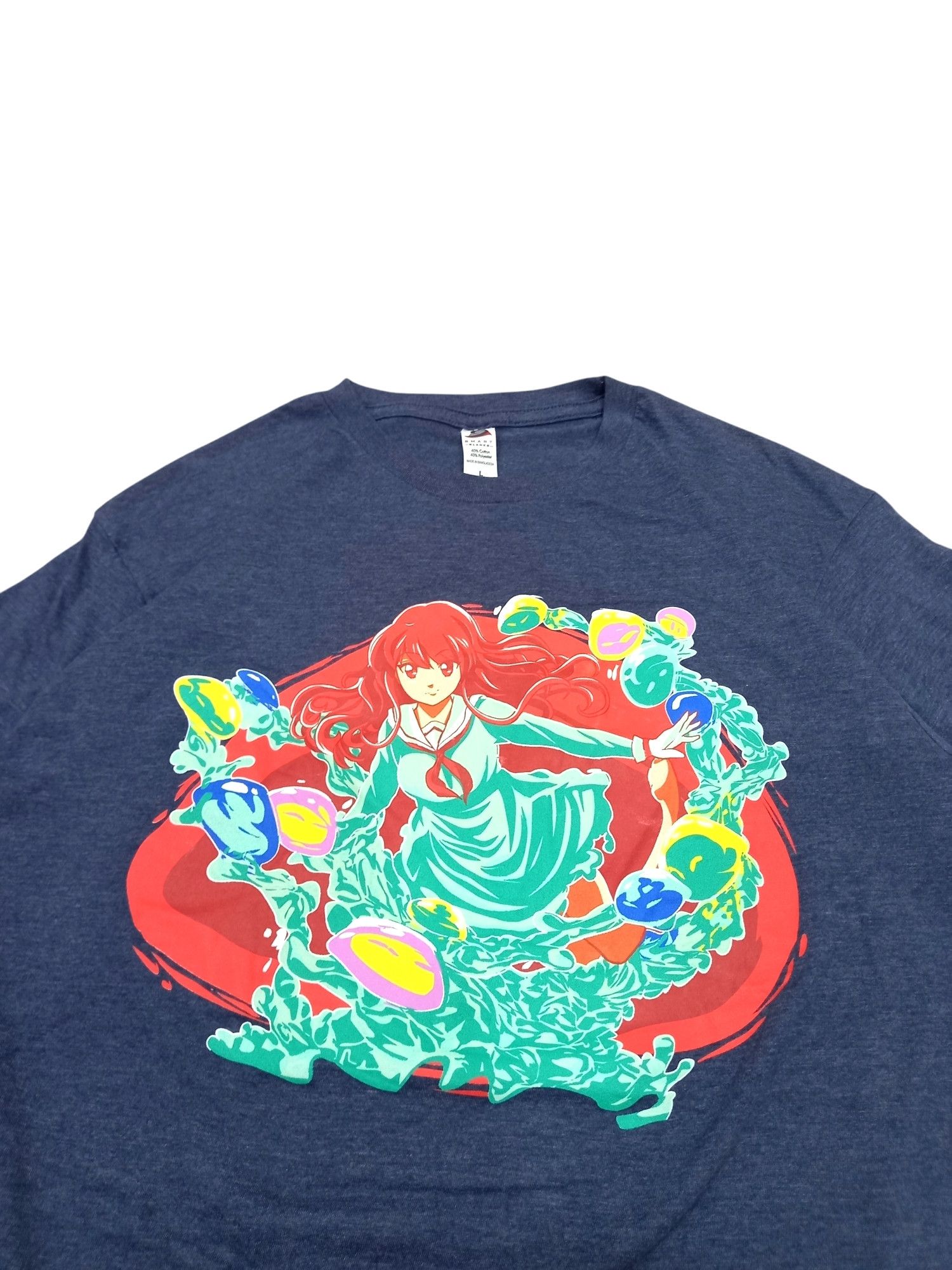 Anime Japanese Anime Girl Character Big Print T-shirt Size US L / EU 52-54 / 3 - 2 Thumbnail