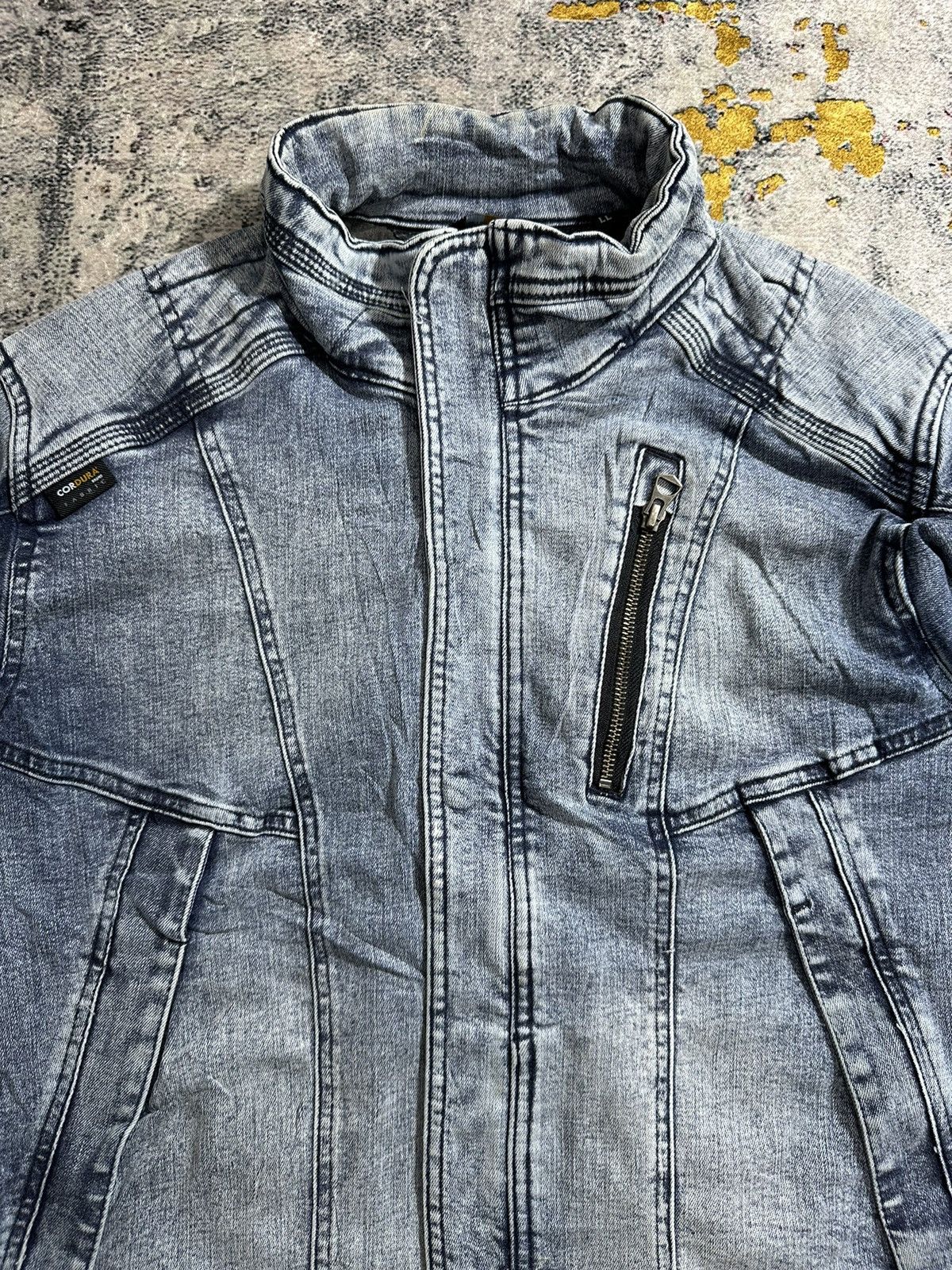 PPFM MULTI POCKET PPFM TORNADO MART STYLE JACKET WASHED DENIM Size US M / EU 48-50 / 2 - 4 Thumbnail