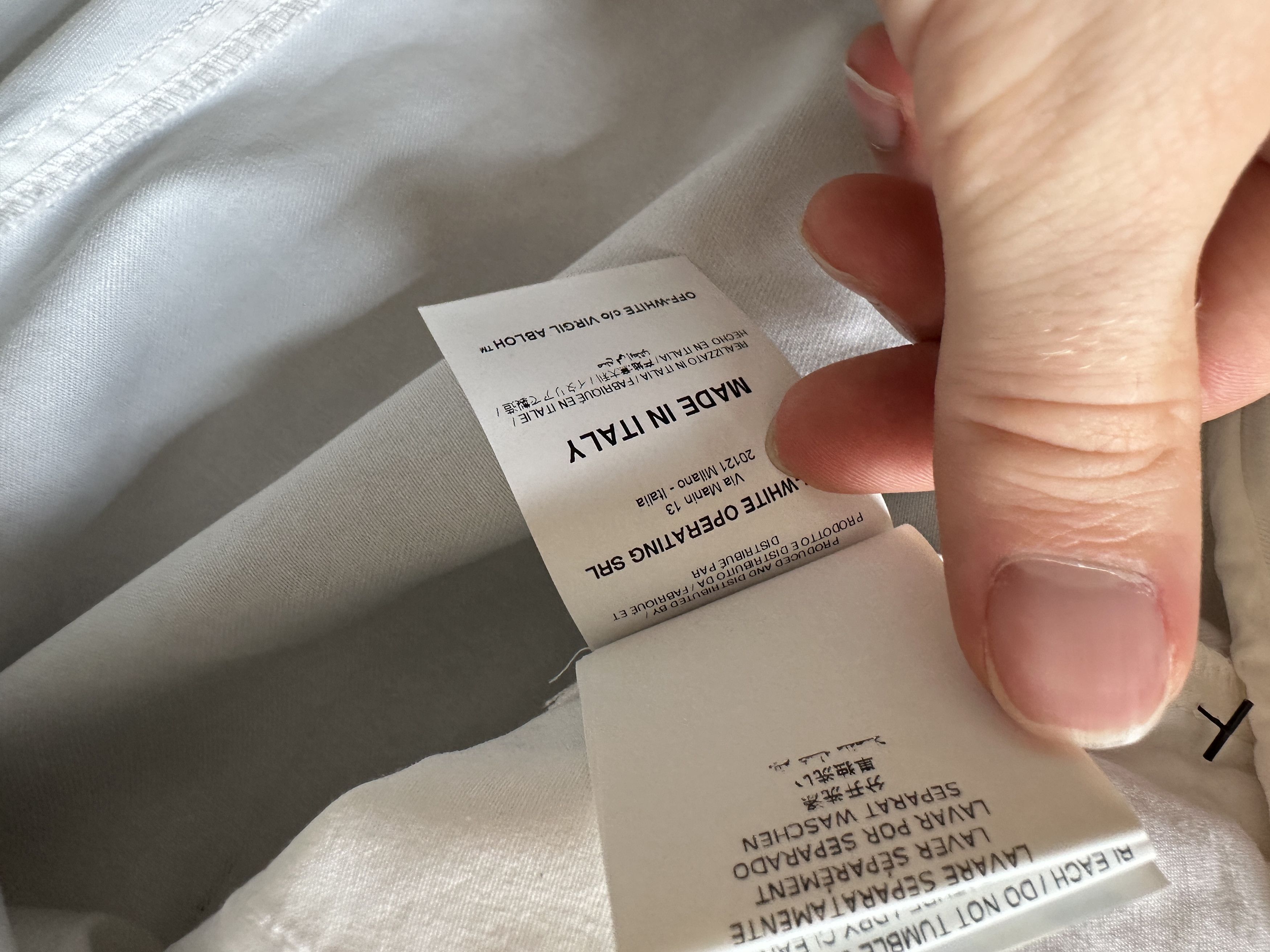Off-White Off-White Canvas Painted Work Pants Size US 34 / EU 50 - 8 Thumbnail