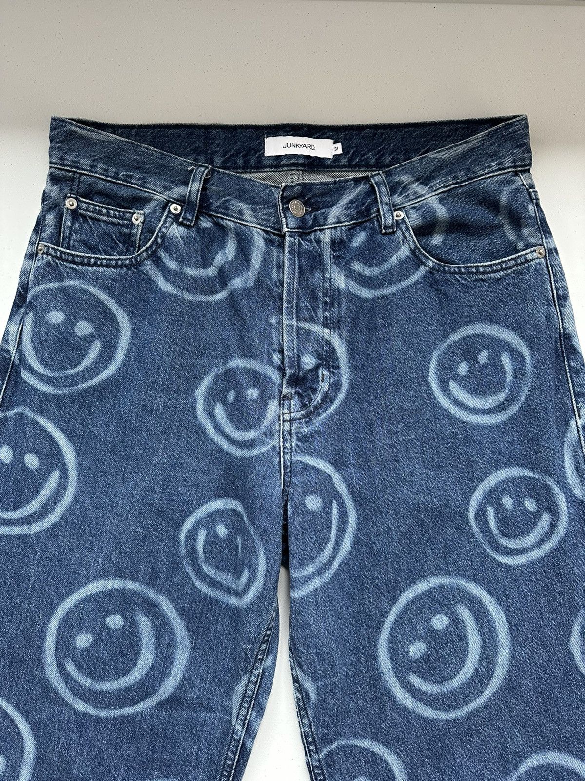 Designer × If Six Was Nine Junkyard Smile Baggy Jeans If Six Was Nine Size US 31 - 7 Thumbnail