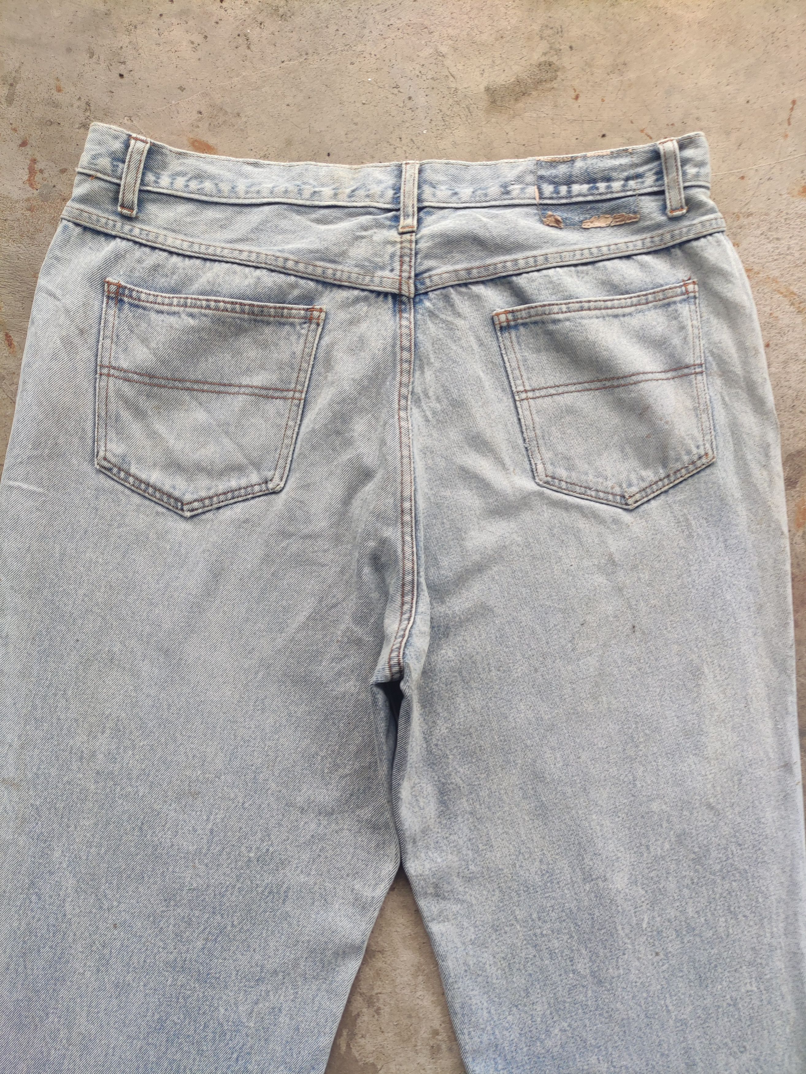 Vintage Japanese jean Distressed Faded Denim Pants