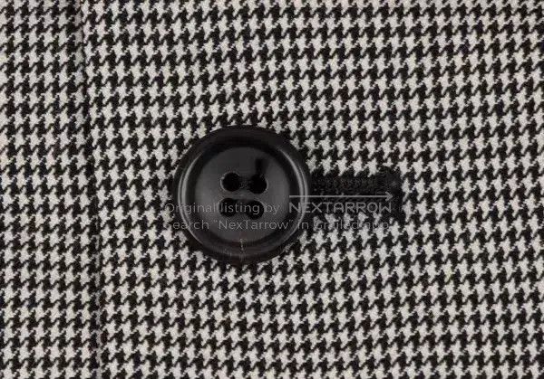 Comme des Garcons Comme des Garcons Black vintage houndstooth embroidered bi Size M / US 6-8 / IT 42-44 - 6 Thumbnail