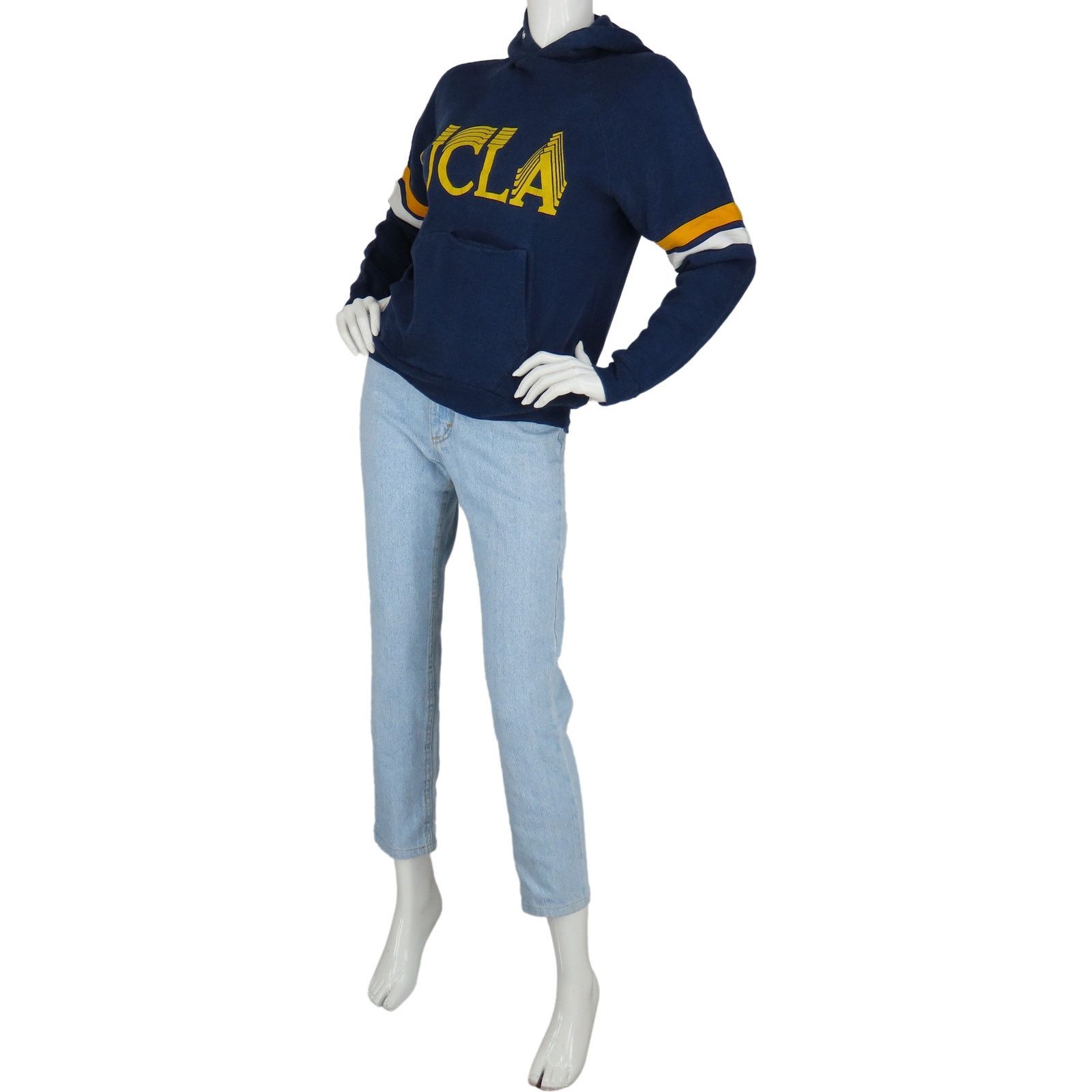 Vintage Vintage UCLA Striped Hoodie XS Retro Cool Size US XS / EU 42 / 0 - 3 Thumbnail