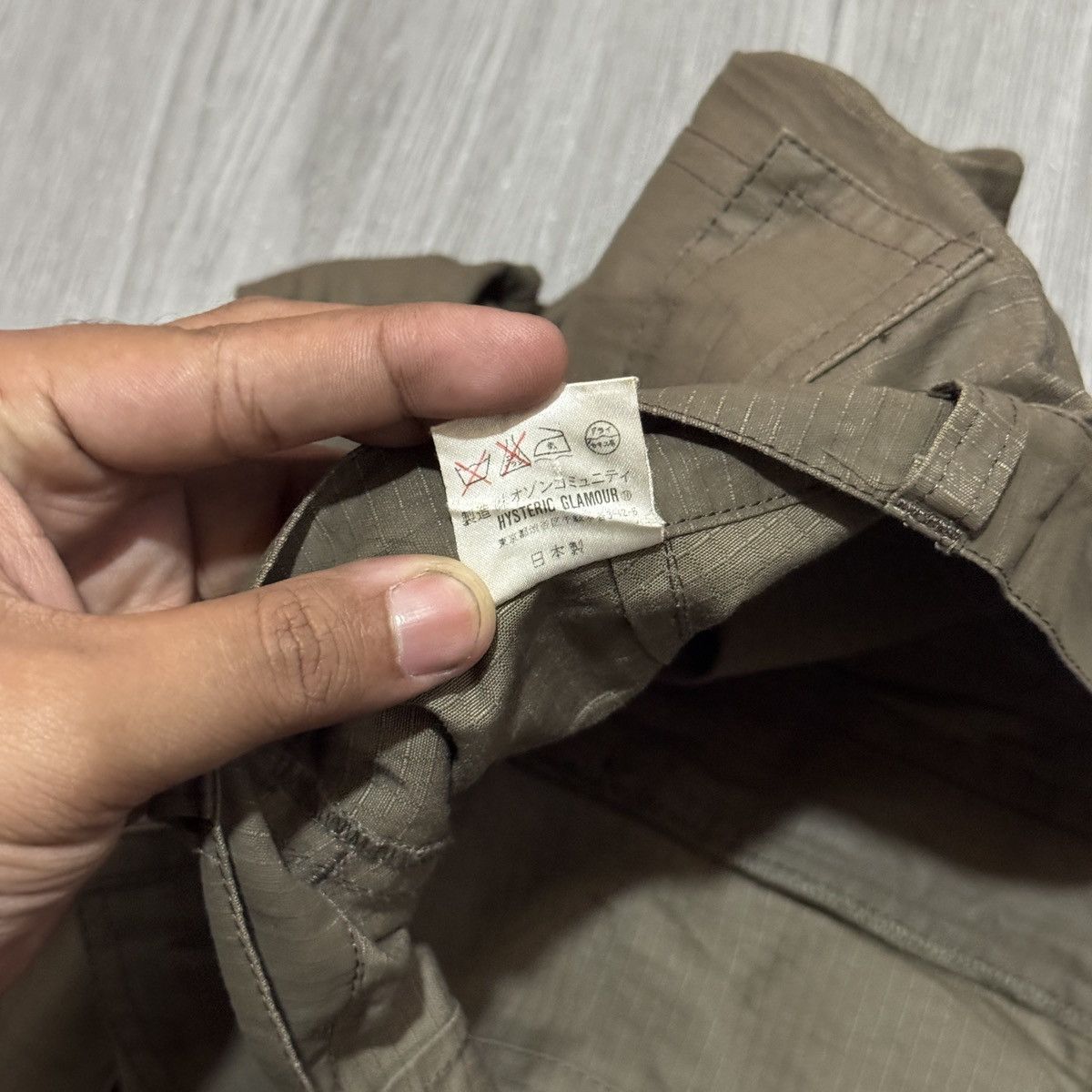 Hysteric Glamour Hysteric Glamour Ripstop Cargo Pants Size 29" - 6 Thumbnail