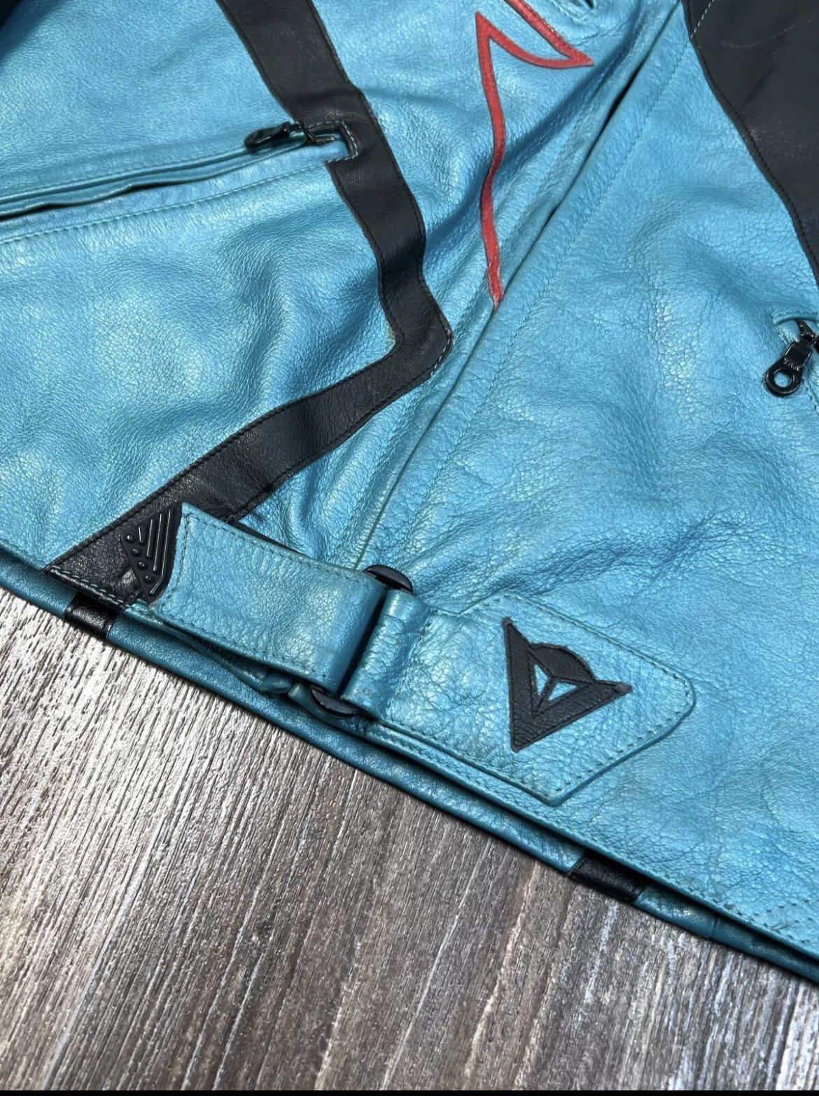 Dainese Dainese GTR Superbike Blue Leather Moto Jacket Size US L / EU 52-54 / 3 - 6 Thumbnail