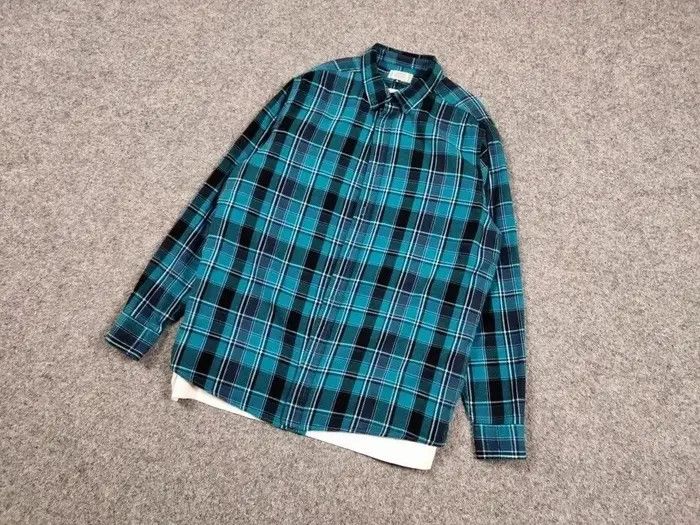 Flannel Vintage Flannel Shirt Travis Scott Style Streetwear Hype Size US L / EU 52-54 / 3 - 4 Thumbnail