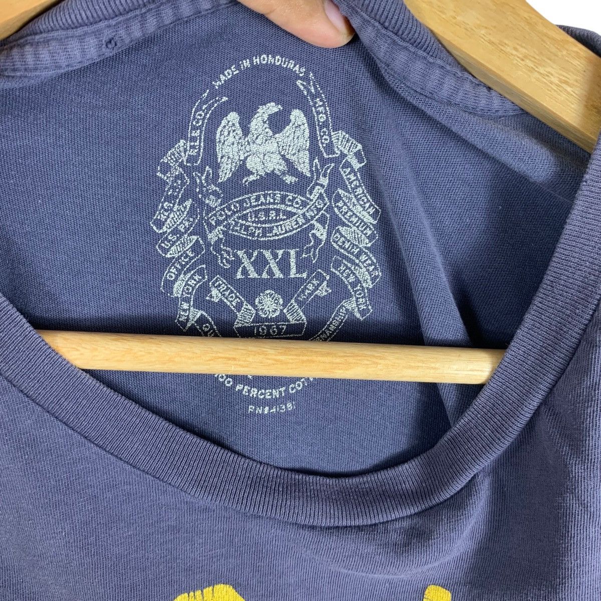 Polo Ralph Lauren Vintage POLO RALPH LAUREN Jeans Natural Sun Faded Tee Shirt Size XXL / US 16-18 / IT 52-54 - 5 Thumbnail
