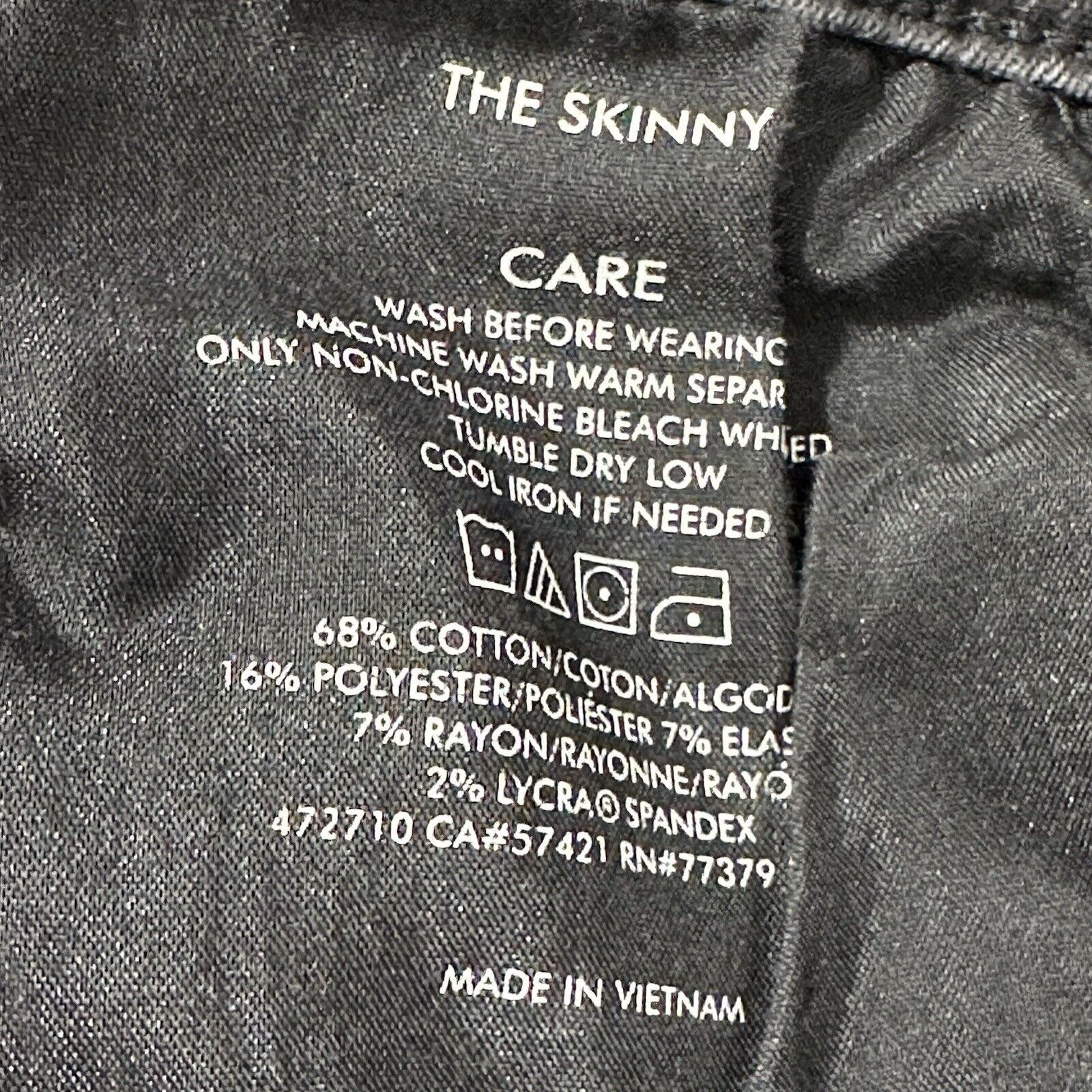 Ann Taylor Ann Taylor 6 Skinny Denim Jeans Dark Gray Mid Rise Size 28" / US 6 / IT 42 - 5 Thumbnail
