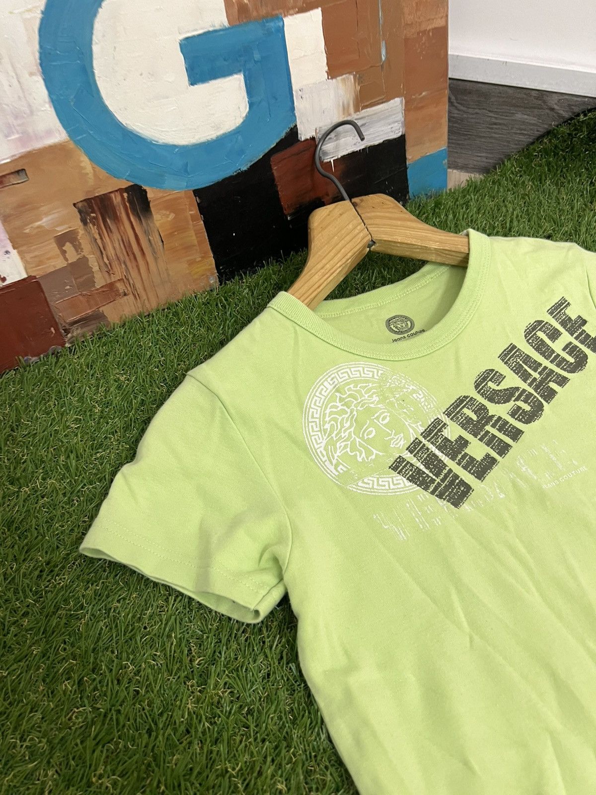 Versace Jeans Couture Versace Jeans Couture Big Logo T-Shirt Y2K Size S / US 4 / IT 40 - 2 Thumbnail
