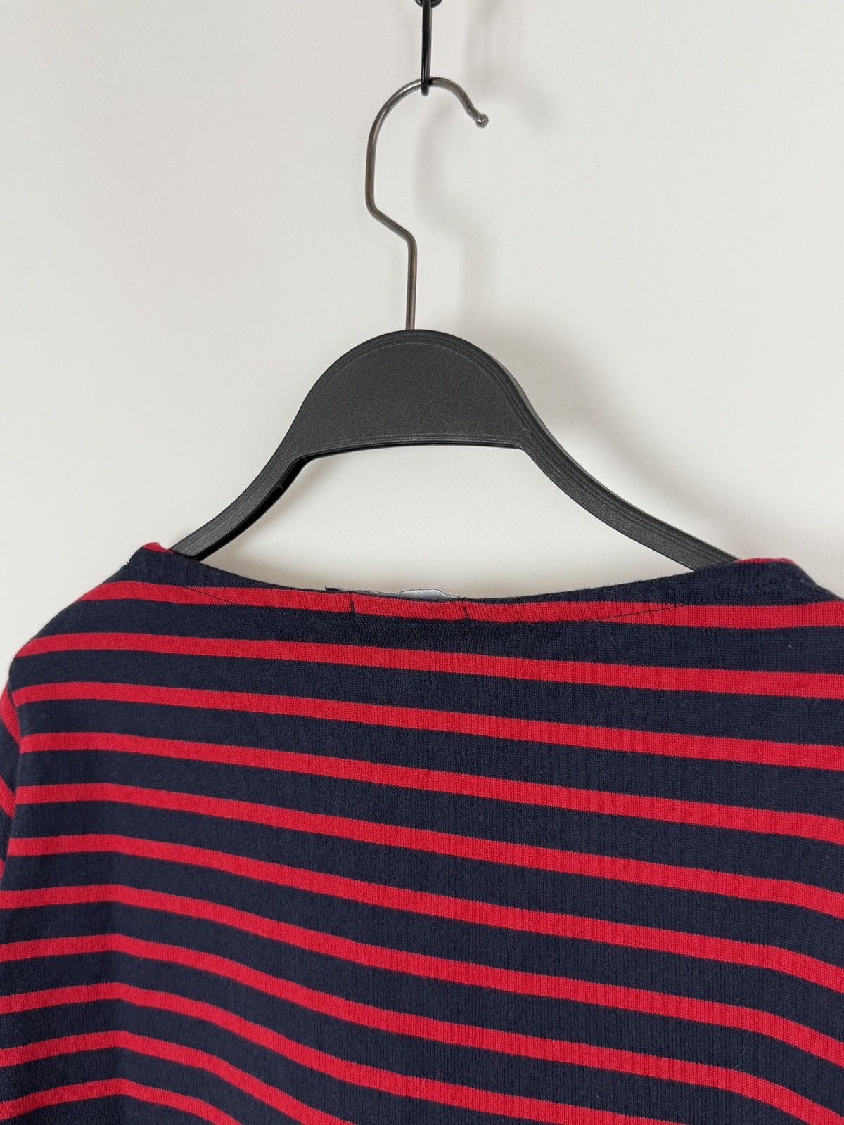 Petit Bateau Petit Bateau Red Navy Stripe Sailor Border Long Sleeve Shirt Size M / US 6-8 / IT 42-44 - 8 Thumbnail