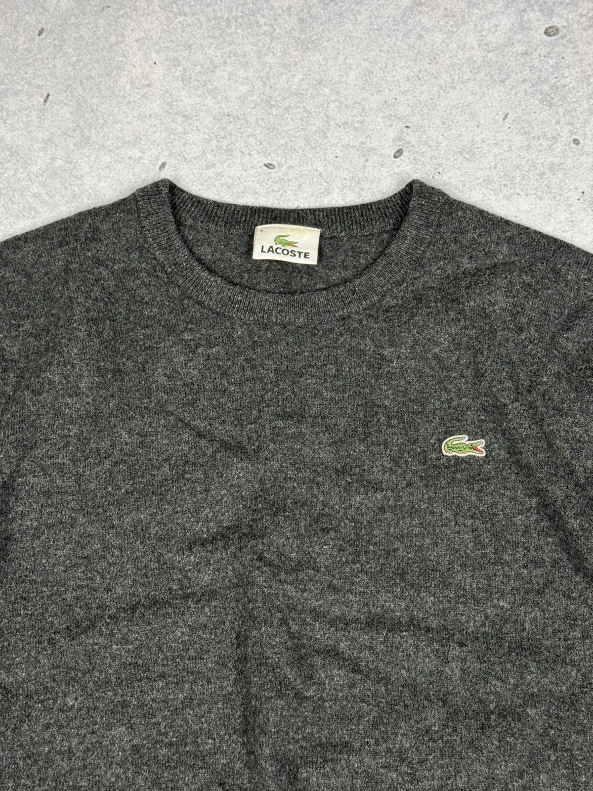 Lacoste Lacoste Pure Wool Knit Jumper Sweater Preppy Size US S / EU 44-46 / 1 - 3 Thumbnail