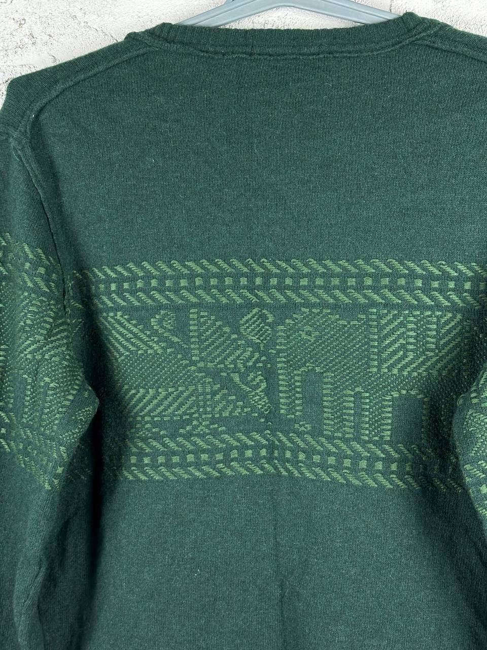 Diesel × Vintage Vintage Diesel Wool Sweater Knitwear Logo Green Size US M / EU 48-50 / 2 - 10 Thumbnail