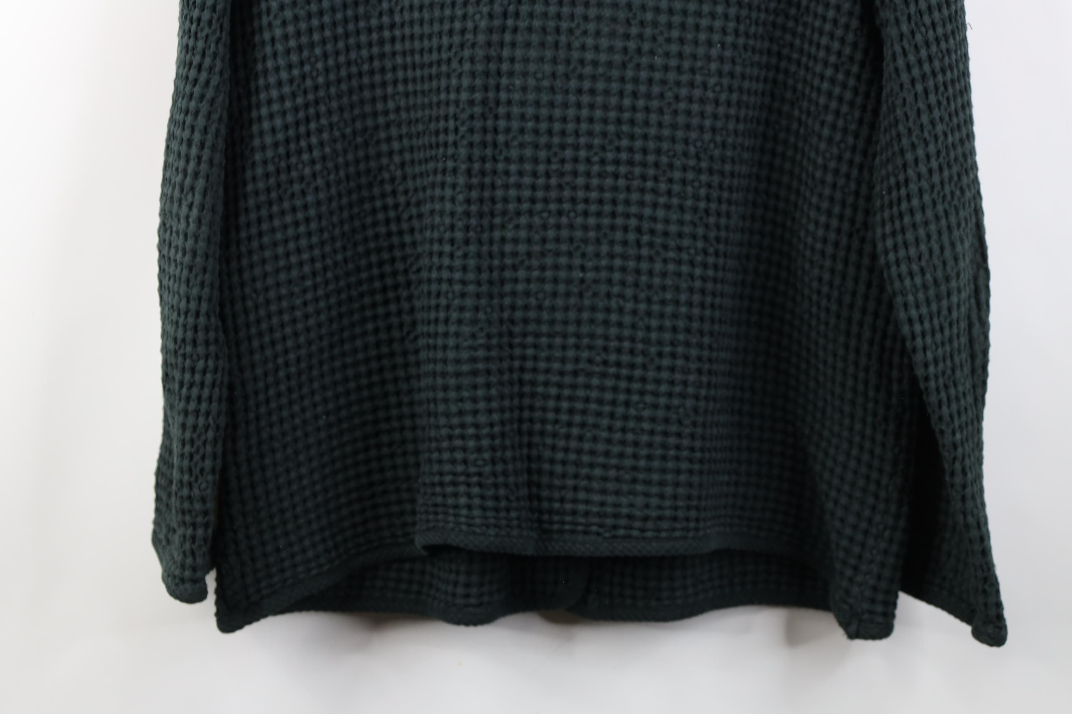 Vintage Vintage 90s Lagenlook Ribbed Knit Cardigan Sweater Green USA Size M / US 6-8 / IT 42-44 - 15 Thumbnail