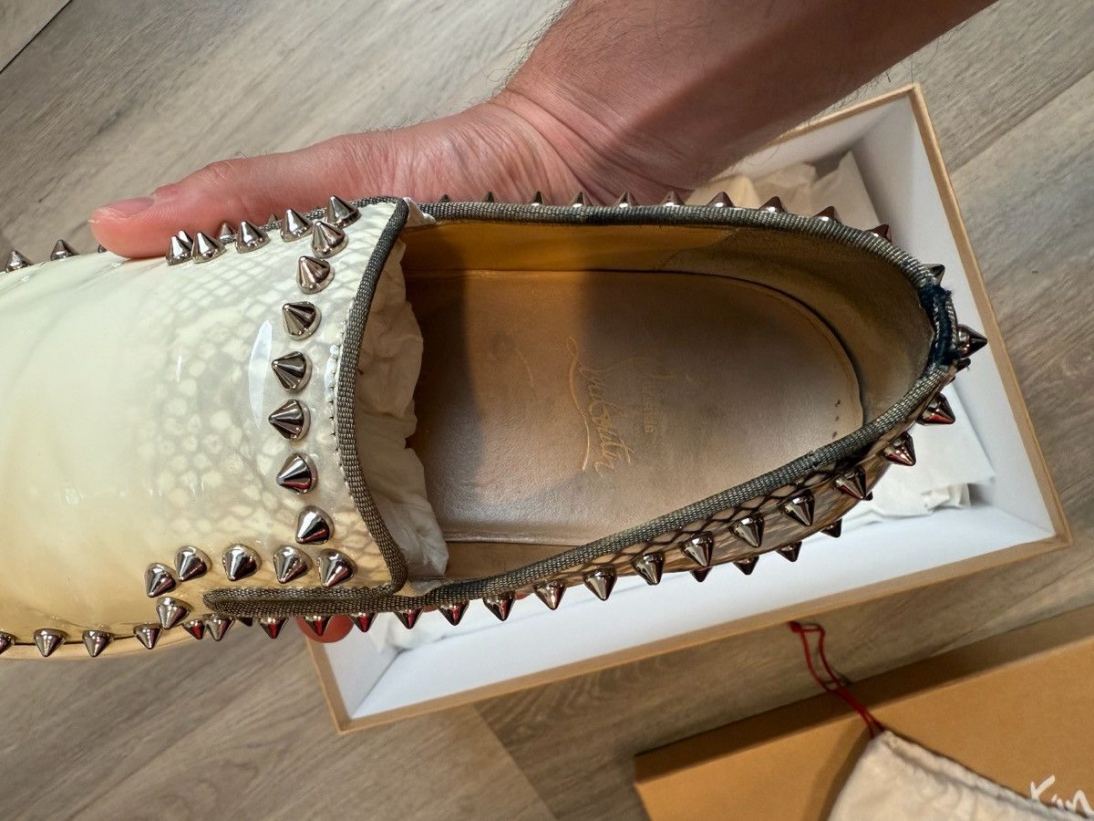 Christian Louboutin Christian Louboutin spike studs Snake Pattern Size US 7 / EU 40 - 12 Thumbnail