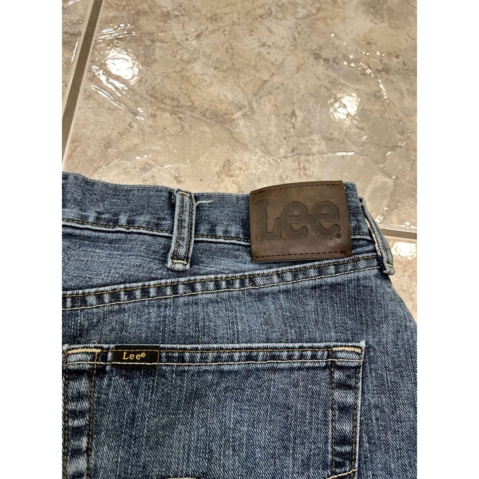Lee Mens Lee Jeans 36X29 Straight Leg Relaxed Fit Cotton Denim Pants Blue GOOD Size US 36 / EU 52 - 4 Thumbnail
