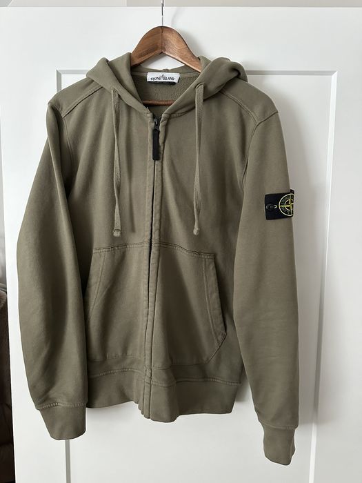 Stone Island Stone Island Zip Up Hoodie Grailed