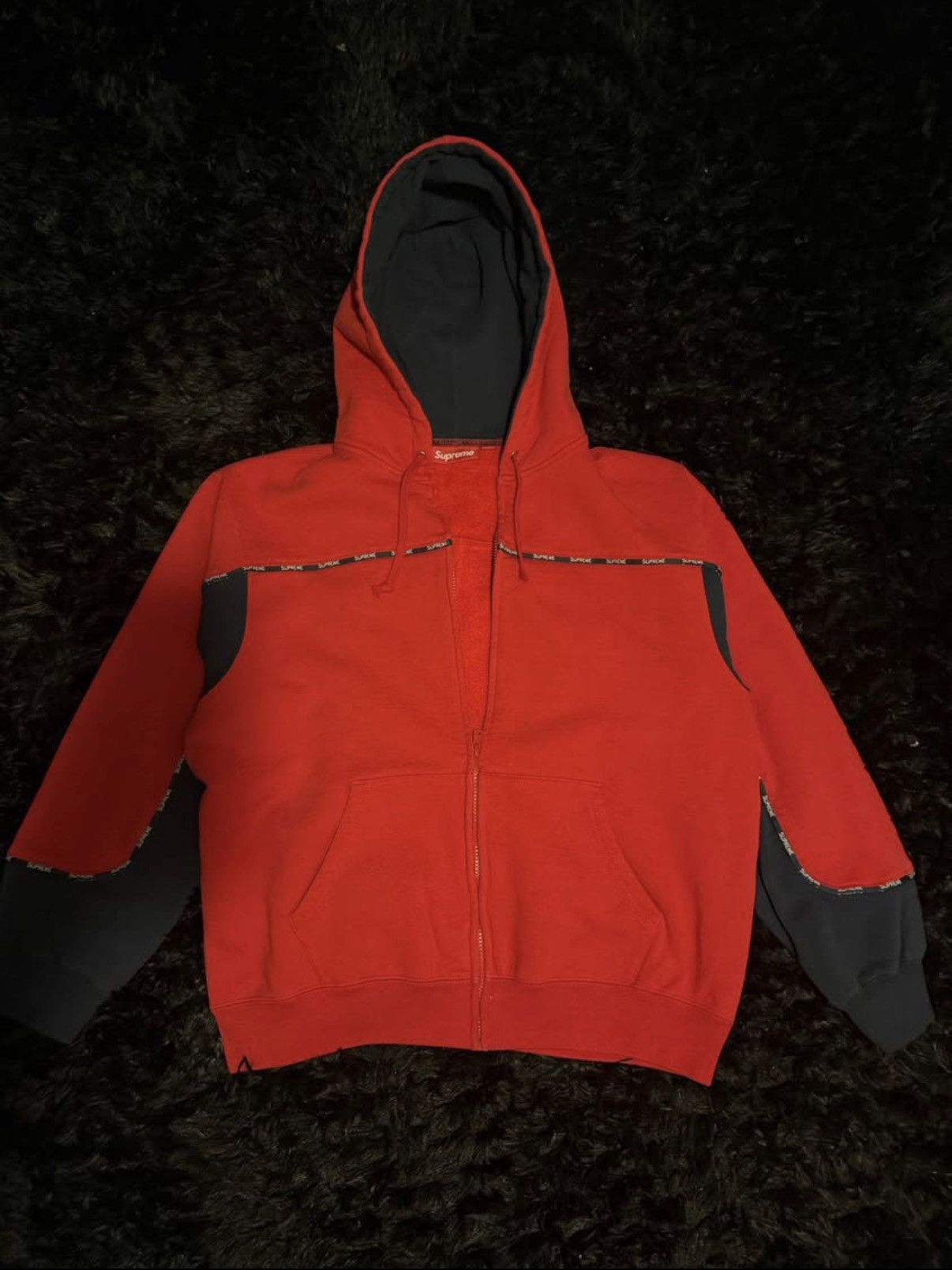 Supreme Supreme Piping Hoodie Size US S / EU 44-46 / 1 - 2 Thumbnail