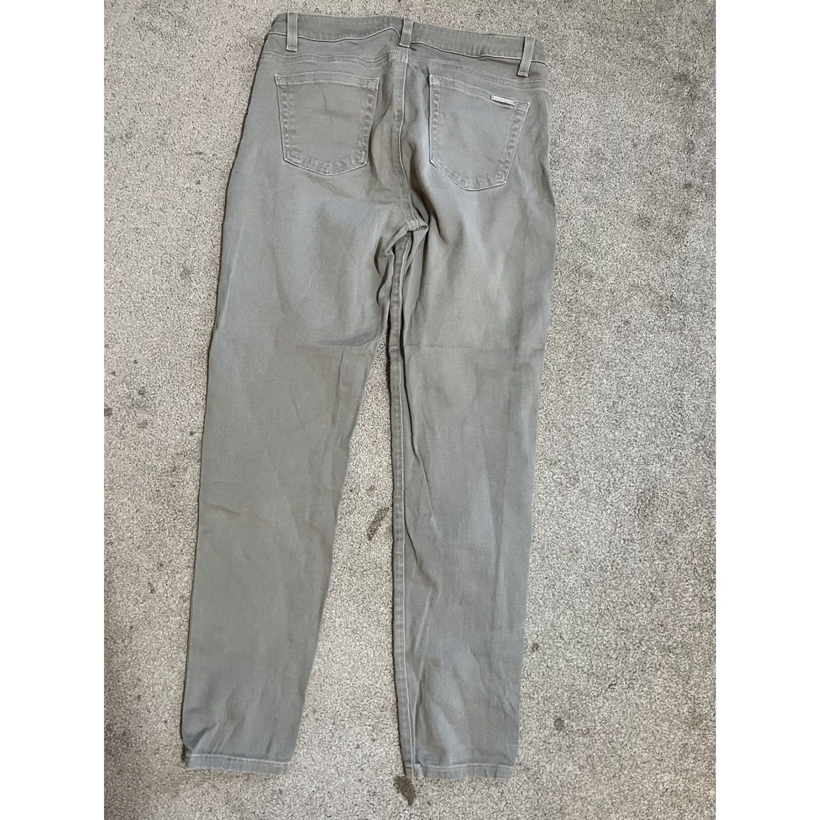 Michael Kors Michael Kors Skinny Jeans Size 8 Gray Stretch MidRise Zip Fly Denim Womens jeans Slim 8 Gray Size 24" / US 00 / IT 34 - 3 Thumbnail
