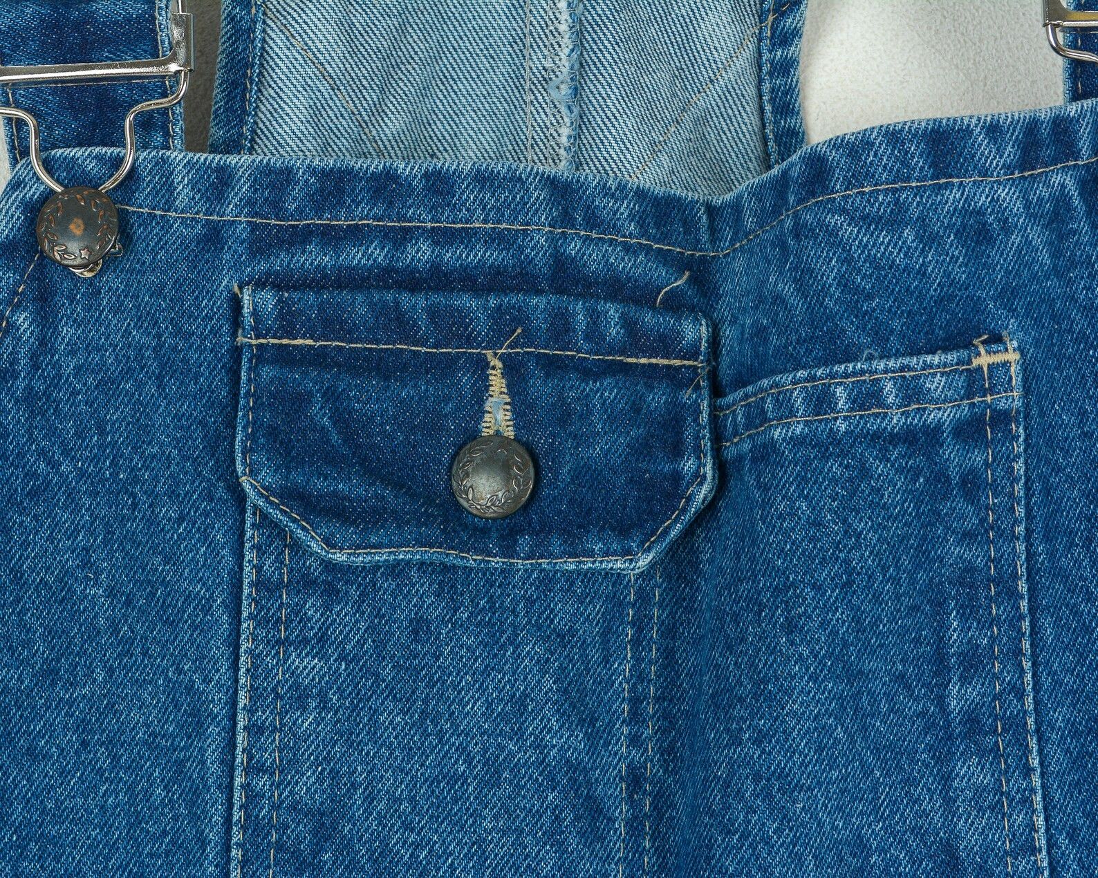 Vintage Workwear XL Dungarees Bibs Denim Overalls Jumpsuit Utility Size US 38 / EU 54 - 8 Thumbnail