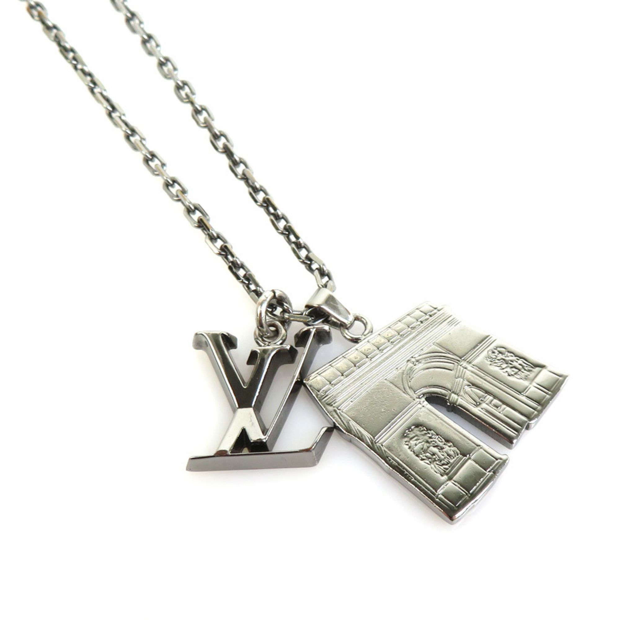 LOUIS VUITTON M68873 accessories/logo Collier LV Playit Necklace Metal  Silver