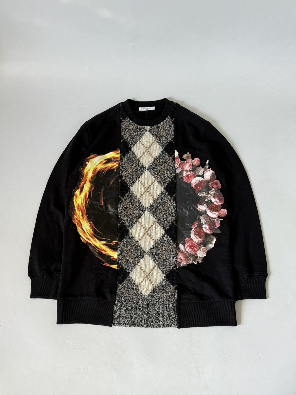 Givenchy Givenchy Floral & Flame Sweatshirt Size US M / EU 48-50 / 2 - 1 Thumbnail