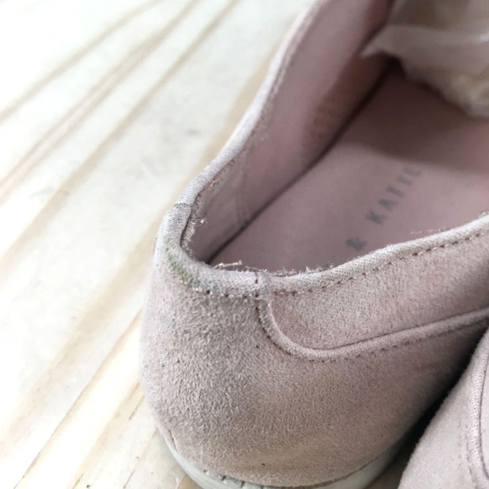 Vintage Kelly & Katie Malindi Oxford Pink Low Top Flat Womens 7 Casual Lace Up Suede Perforated Shoes I think this is the best given constraints Size M / US 6-8 / IT 42-44 - 4 Thumbnail