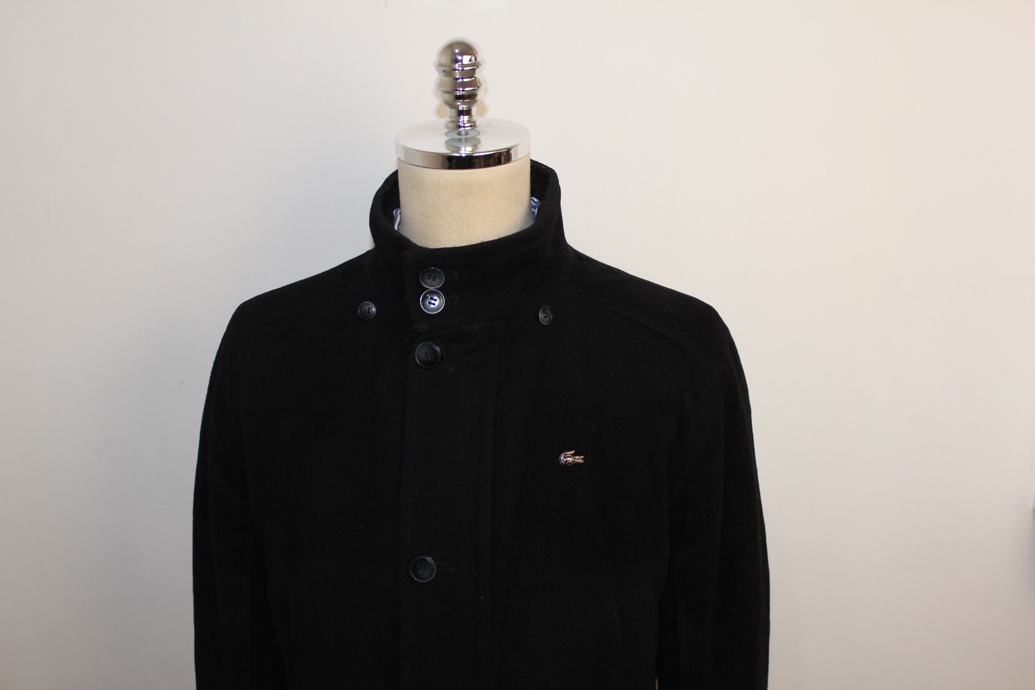 Lacoste Mens Lacoste Vintage Wool Coat Jacket Size 48 Size US M / EU 48-50 / 2 - 10 Thumbnail