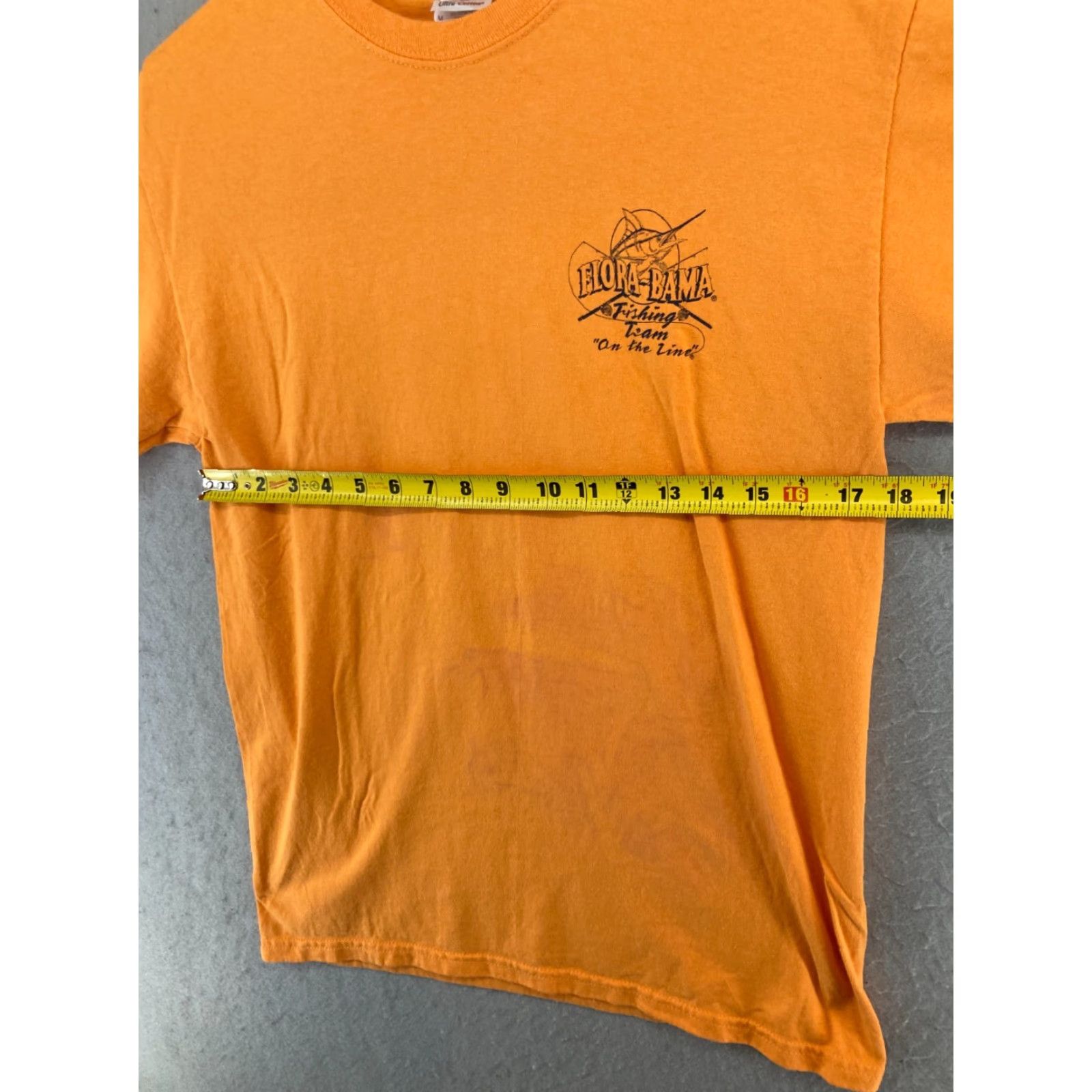 Gildan Flora-bama Mens TShirt M Orange Fishing Ive Got Friends In Low Places Shirt Mens Orange 90s Theme Fish Gildan Crew Neck Short Sleeve Jersey Cotton Size US M / EU 48-50 / 2 - 2 Thumbnail