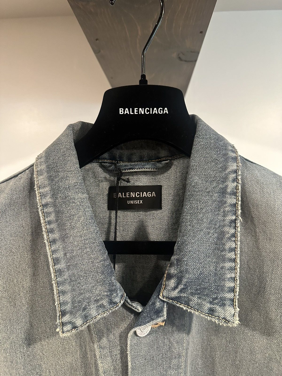 Balenciaga Balenciaga Oversized Denim Jacket Size US L / EU 52-54 / 3 - 2 Thumbnail